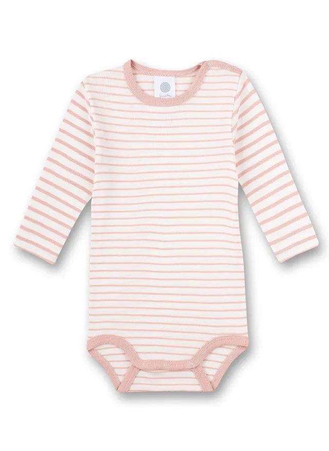 sanetta-baby-body-langarm-rosa-ringel-bio-baumwolle-f-r-m-dchen image 1