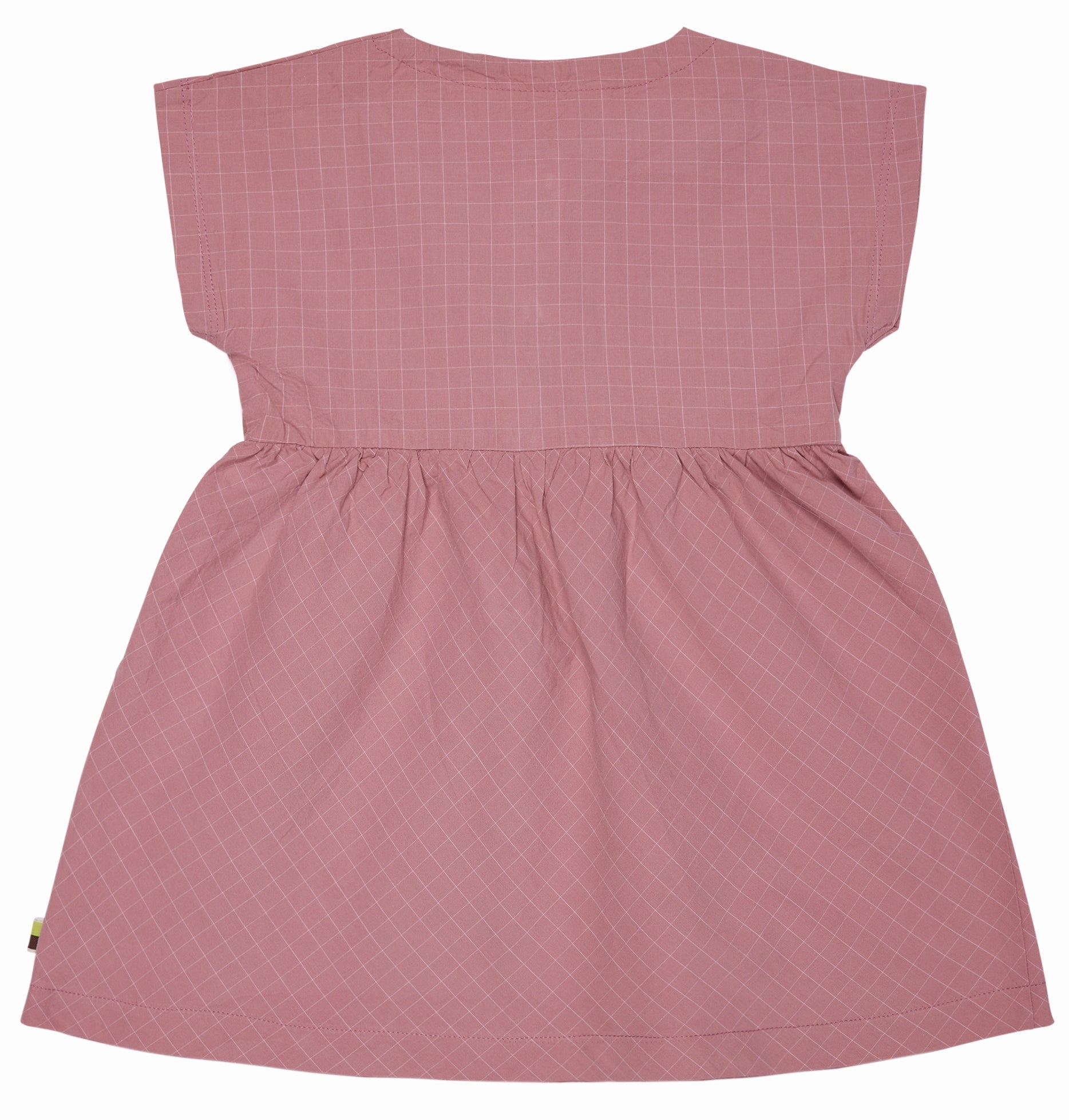 loud-proud-kleid-aus-feinem-karo-popelinekleid-mit-holzkn-pfen image 2