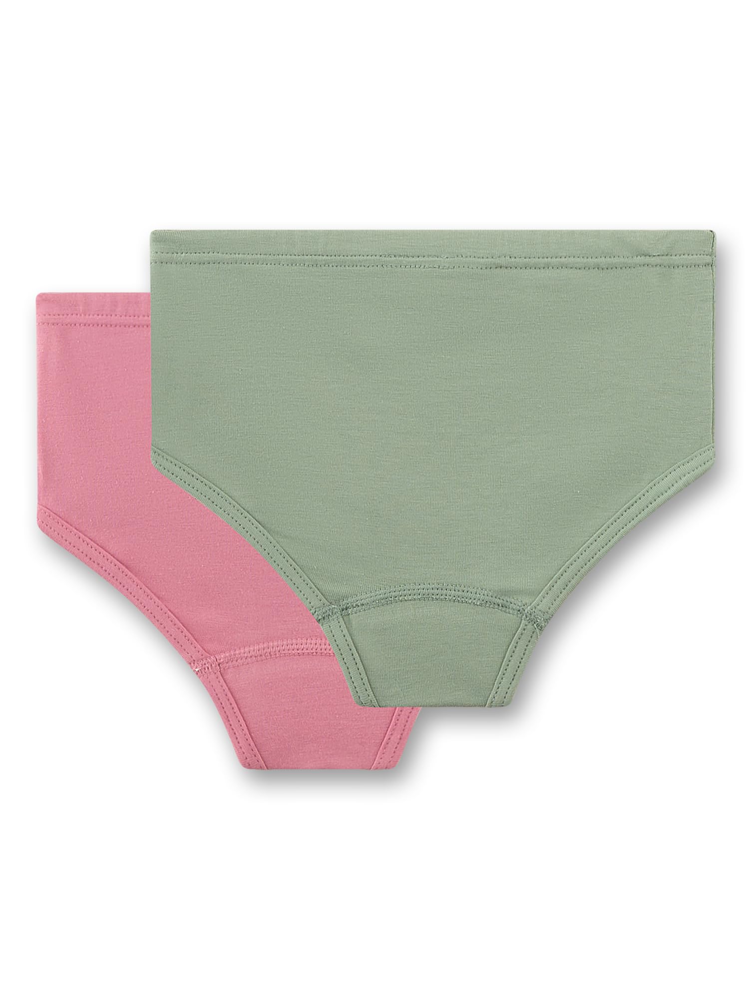 sanetta-m-dchen-h-ftslip-rosa-gr-n-aus-baumwolle-2er-set-kinder-unterhose image 2