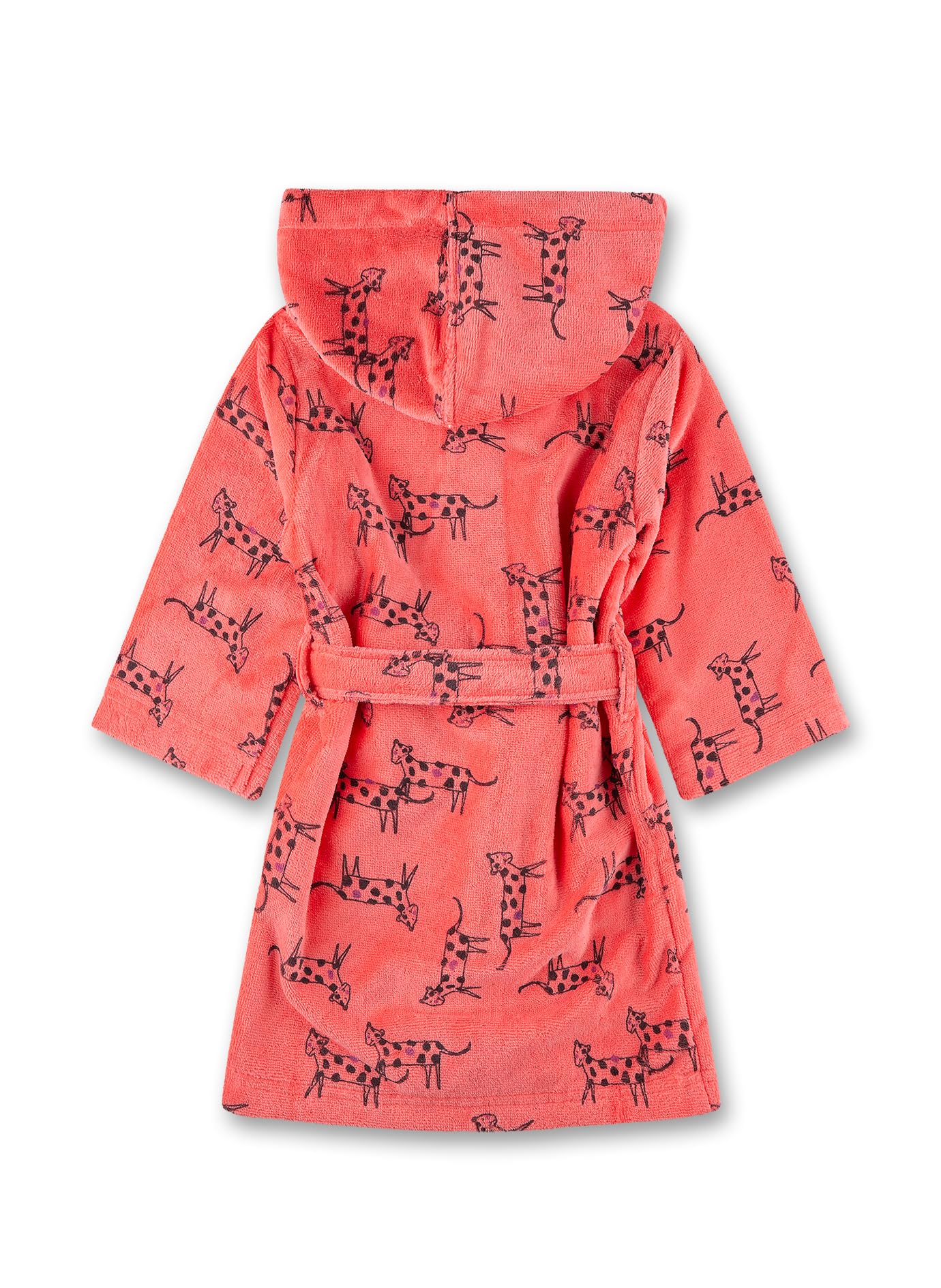 sanetta-m-dchen-bademantel-pink-leoparden-kuscheliger-bademantel-aus-baumwoll-mi image 2