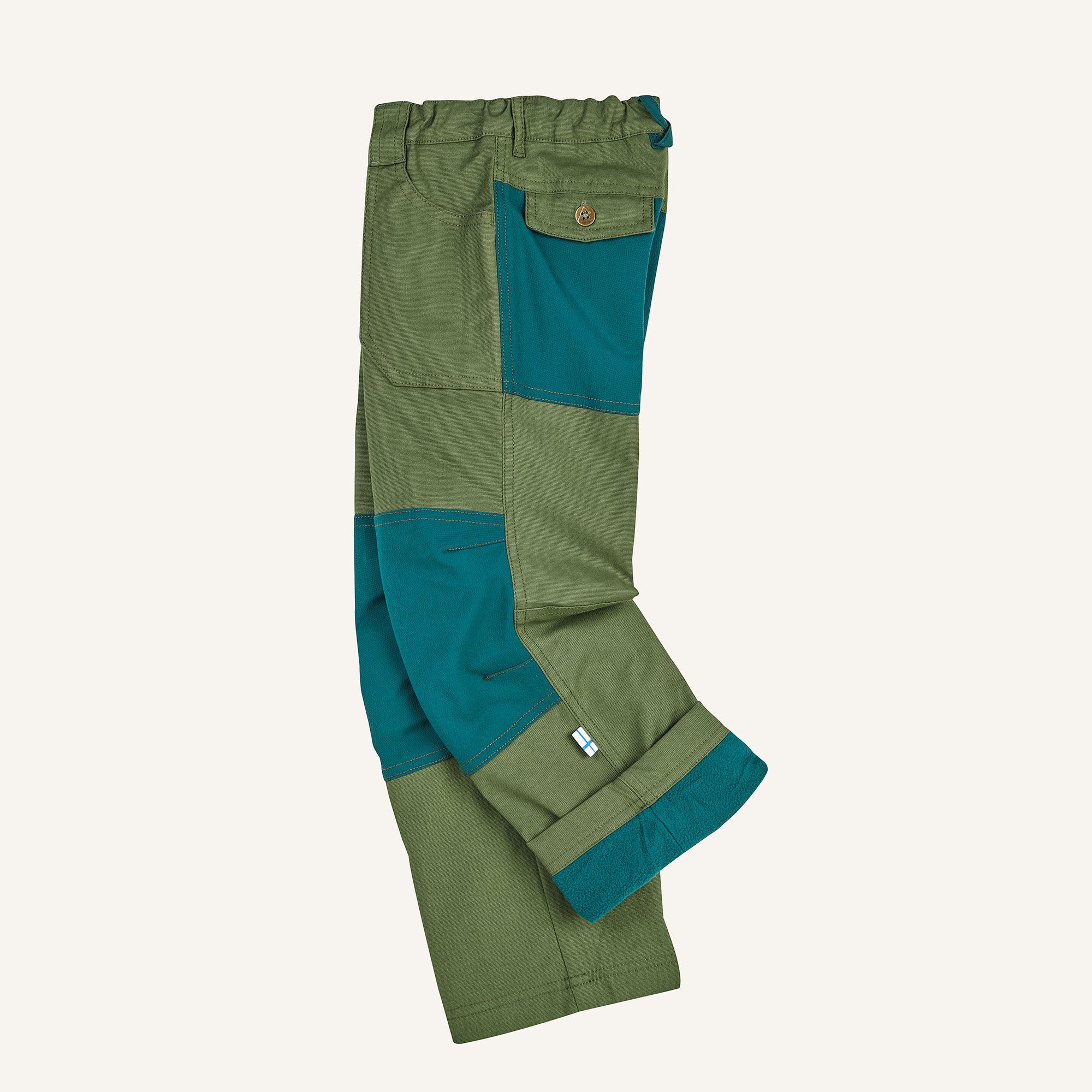 finkid-kalle-winter-hose-kinder-fleece-gef-tterte-canvas-workhose image 6