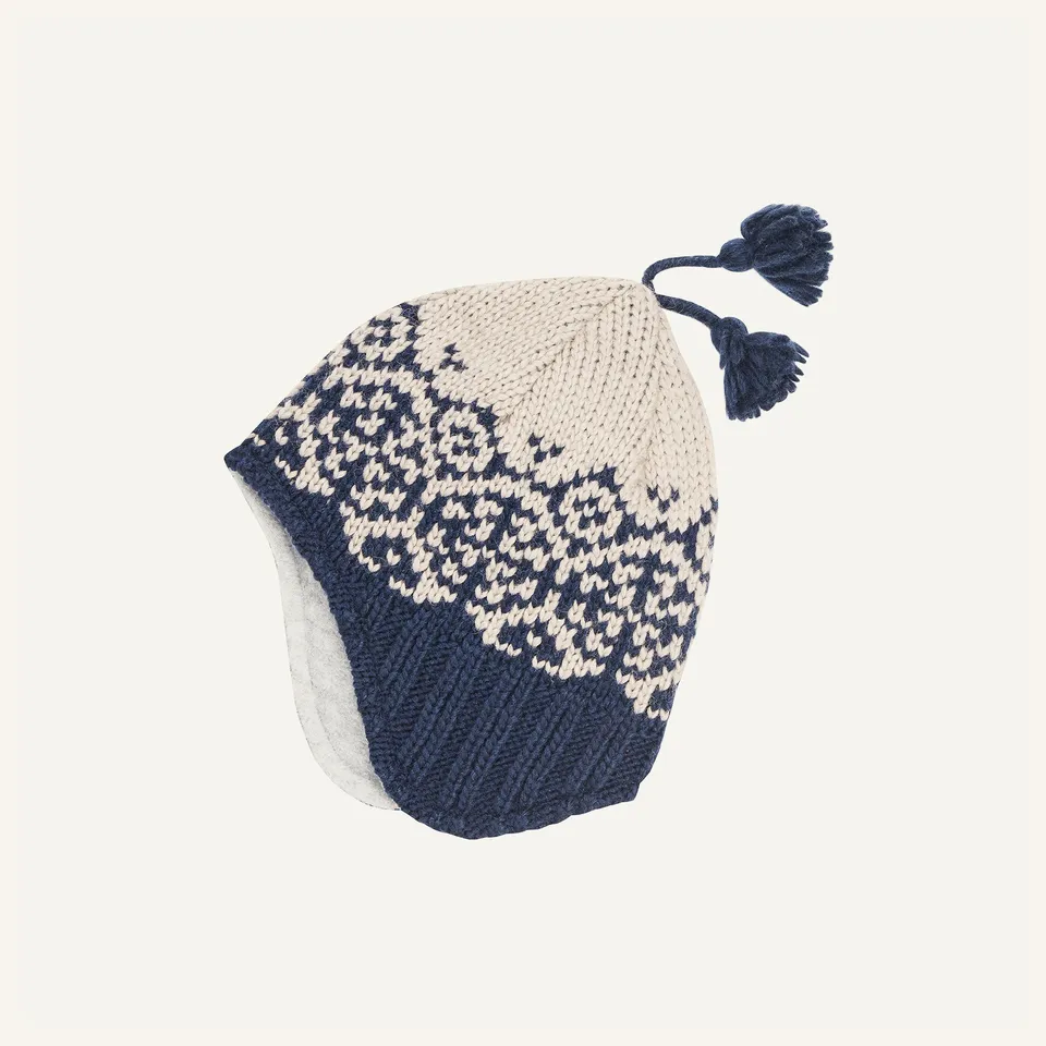 finkid-peppi-grobstrick-beanie-mit-norwegermuster-f-r-kinder image 1