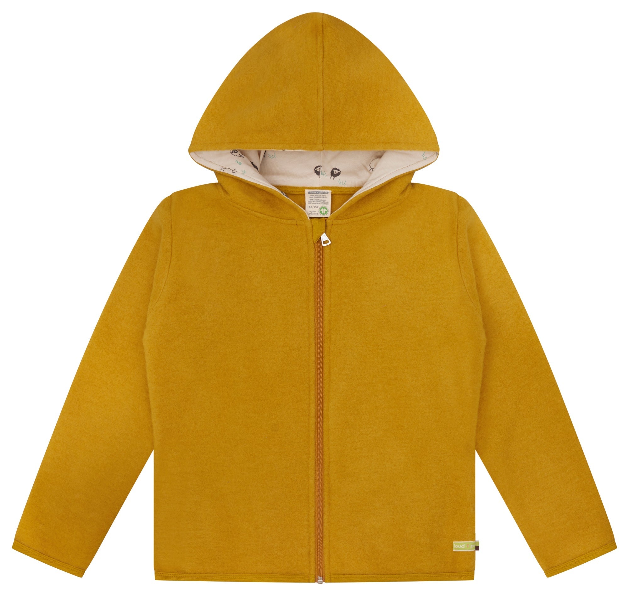loud-proud-merino-wollfleece-jacke-mit-kapuze image 1