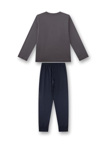 sanetta-jungen-schlafanzug-lang-dunkelgrau-gorilla-baumwolle-kinderpyjama image 5