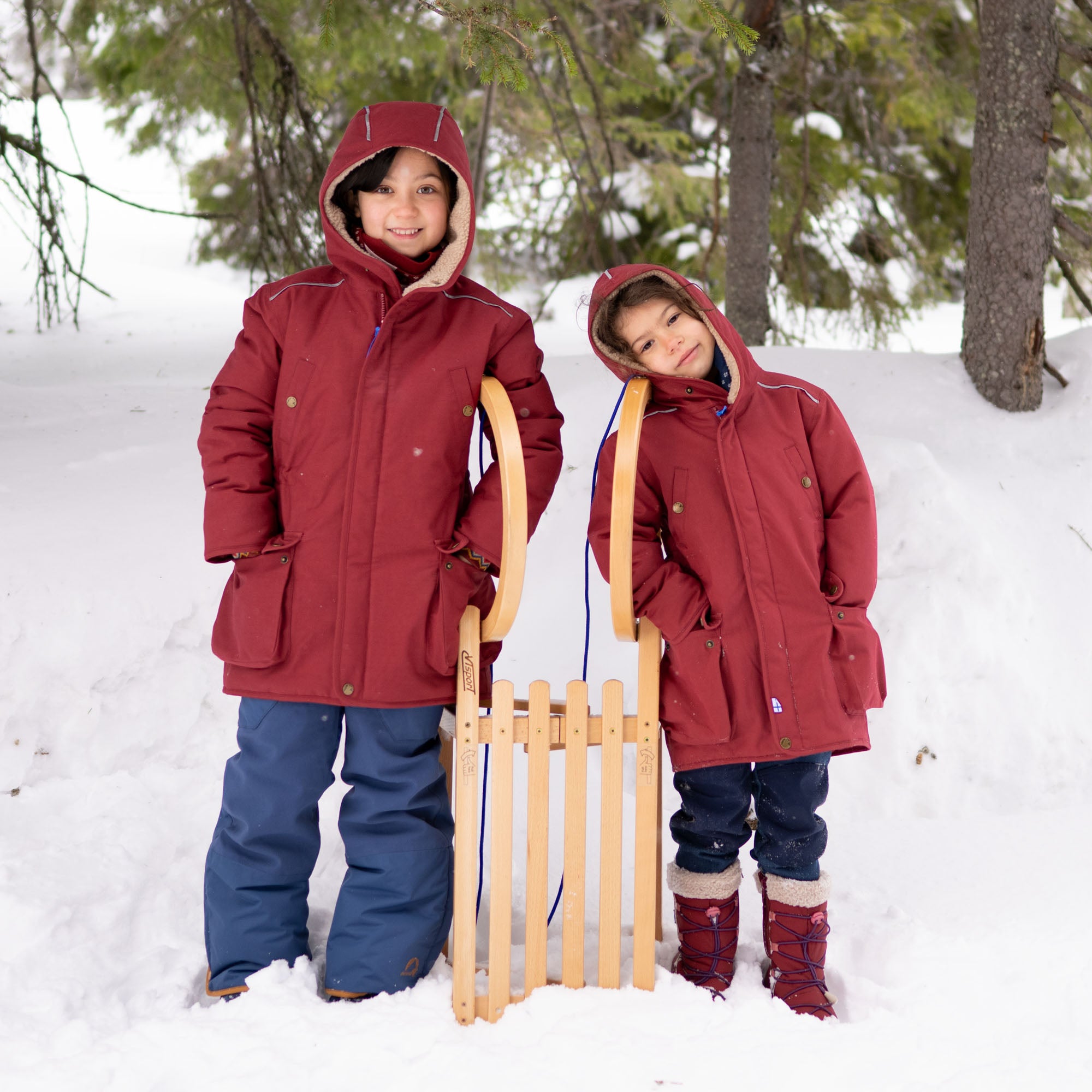 finkid-tuulikki-winterparka-f-r-kinder-wasserdicht-mit-teddyfutter image 7