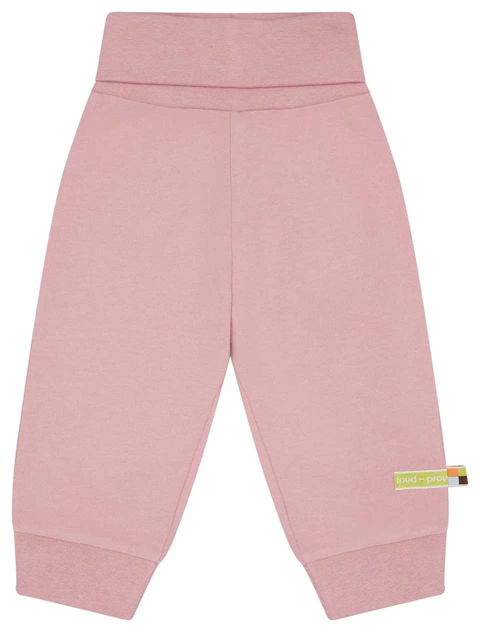 loud-proud-nabelbundhose-uni-babyhose-bio-baumwolle image 1