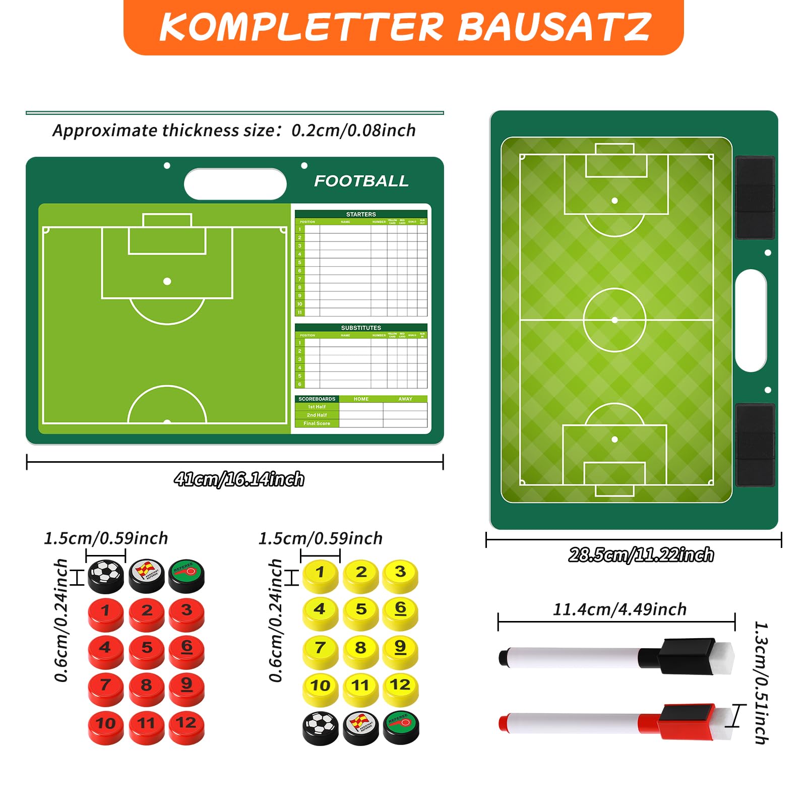 desoto-magnettafel-fu-ball-coaching-board-taktiktafel-mit-stift image 6