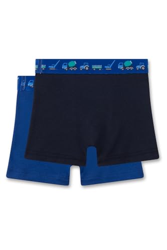 sanetta-jungen-hipshorts-doppelpack-blau-dunkelblau-baustellenautos-unterhose-f- image 5