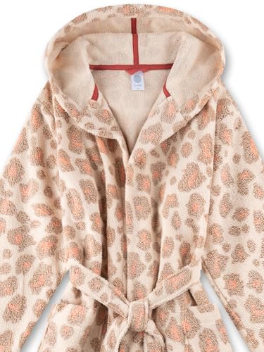 sanetta-m-dchen-bademantel-orange-leo-print-aus-baumwolle image 6