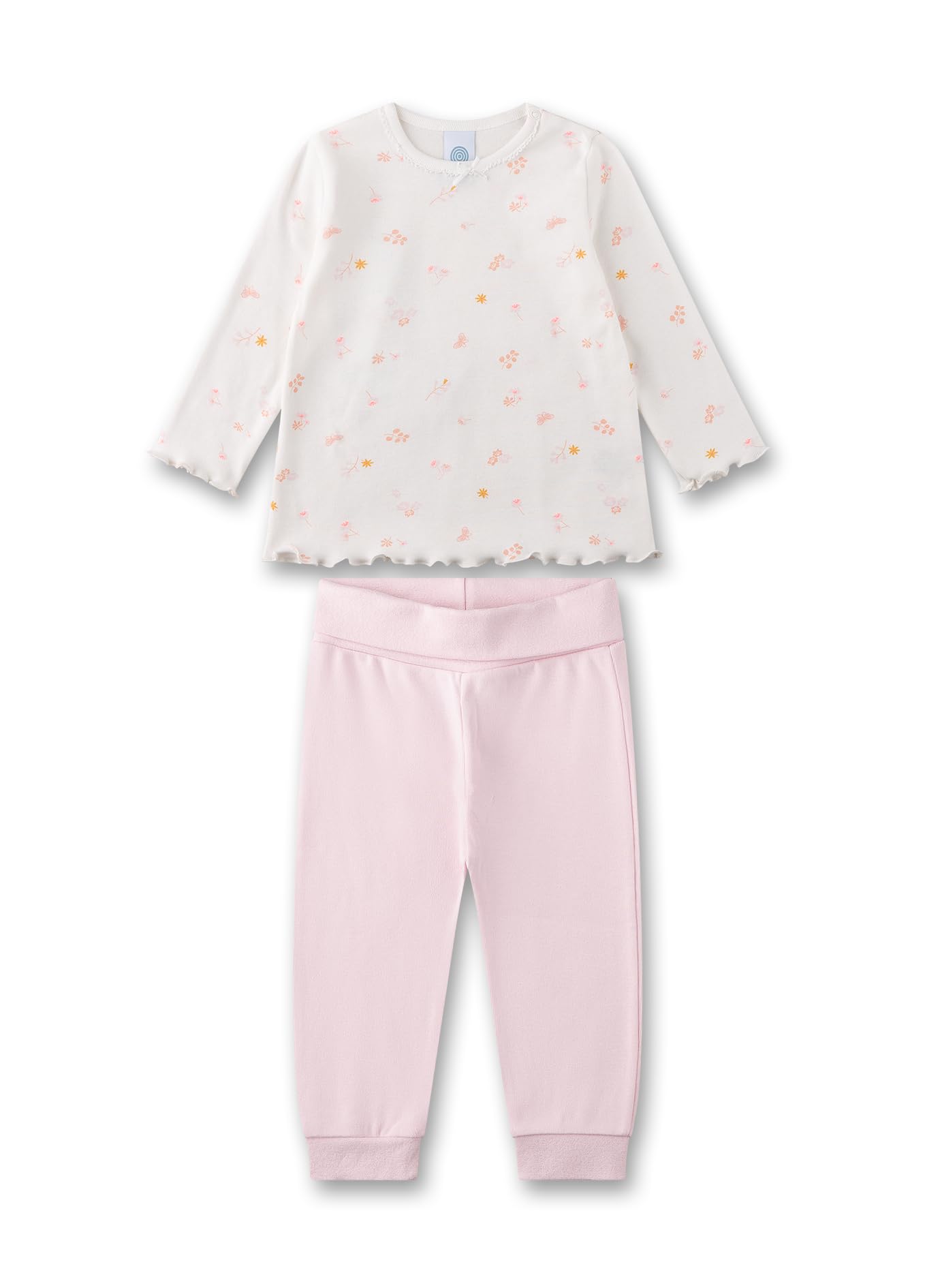 sanetta-m-dchen-schlafanzug-off-white-baumwolle-baby image 1