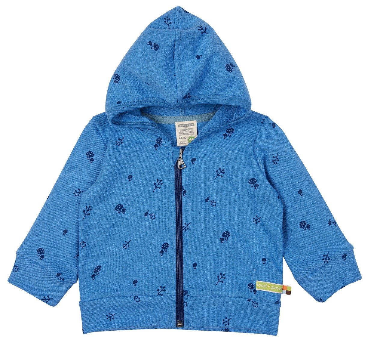 loud-proud-jacke-strukturjersey-kapuzenjacke-mit-druck image 3