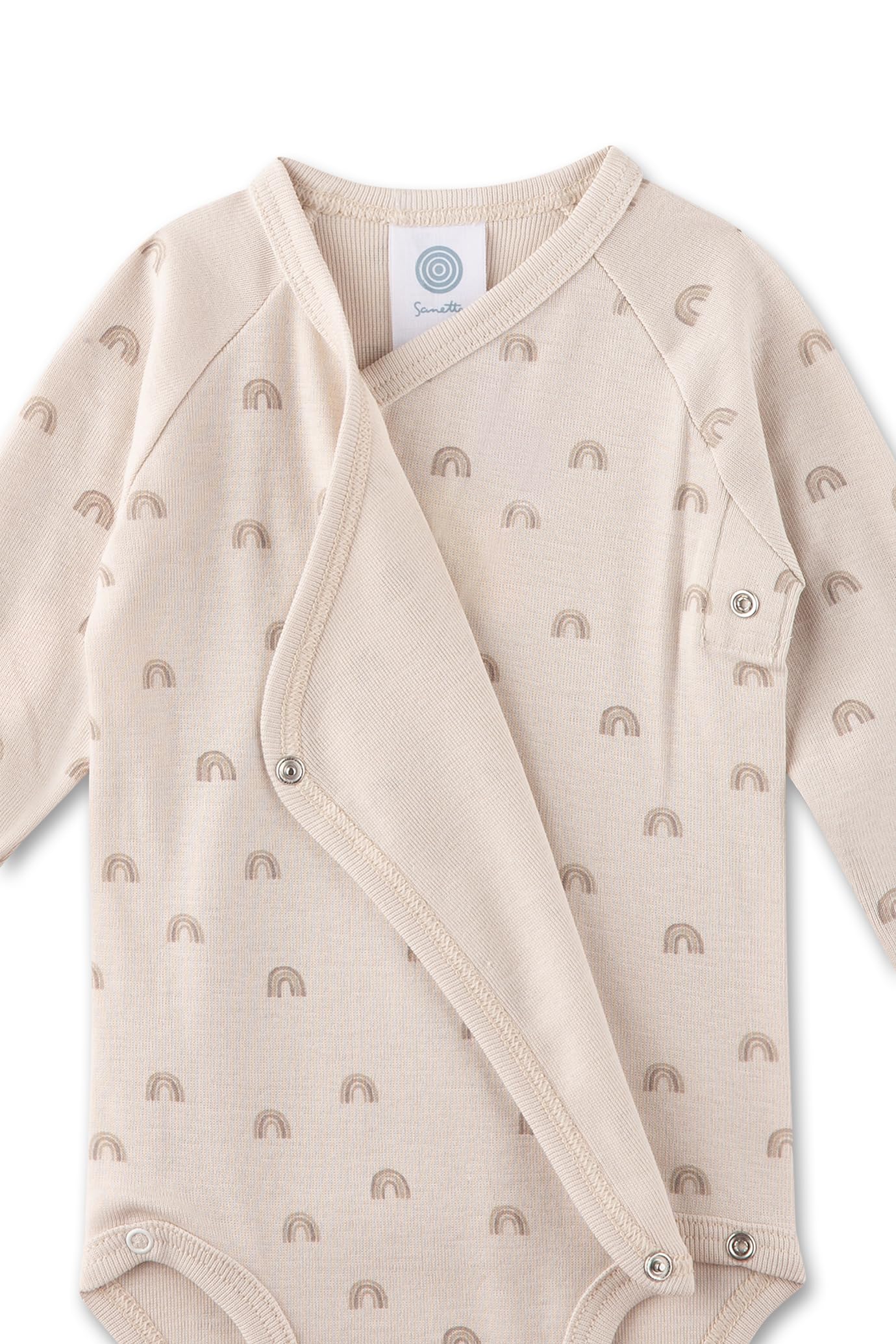 sanetta-baby-wickelbody-beige-regenbogen-unisex-wickelbody-aus-bio-baumwolle image 3