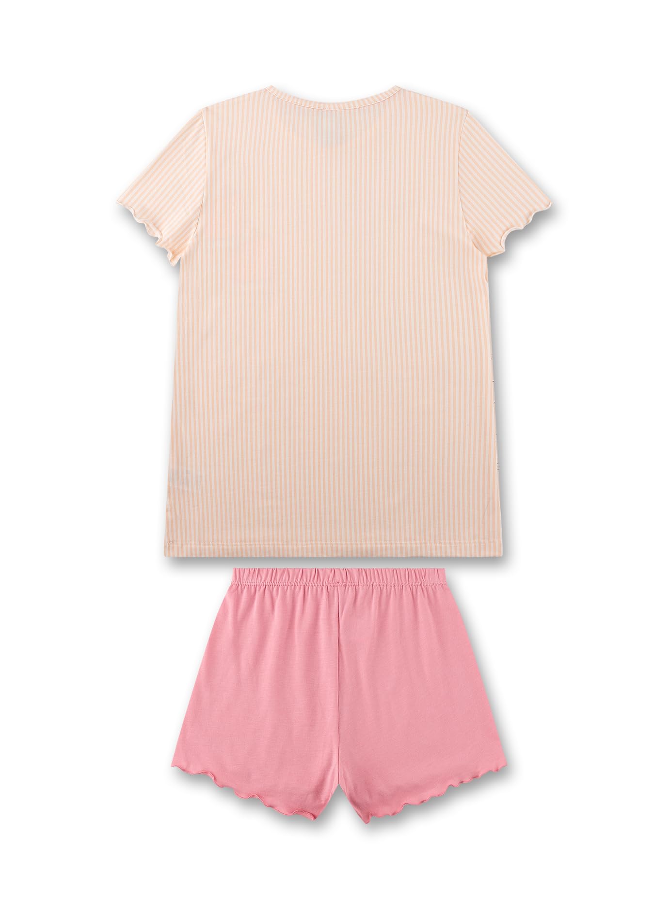 sanetta-m-dchen-schlafanzug-kurz-rosa-aus-baumwoll-modal-mix-pyjamaset-f-r-m-dch image 2