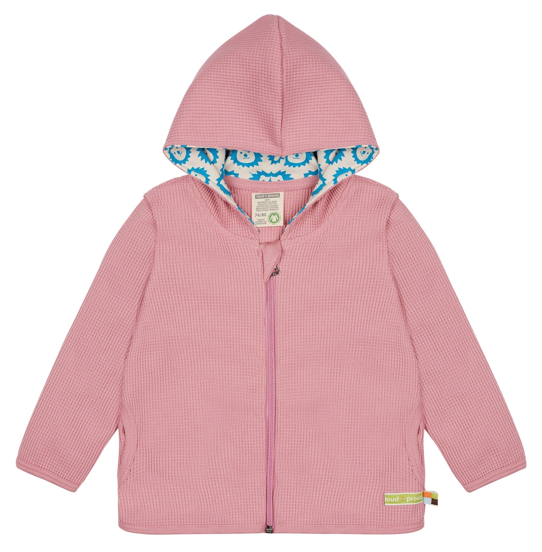 loud-proud-kapuzenjacke-waffelstruktur-mit-jersey-futter image 5