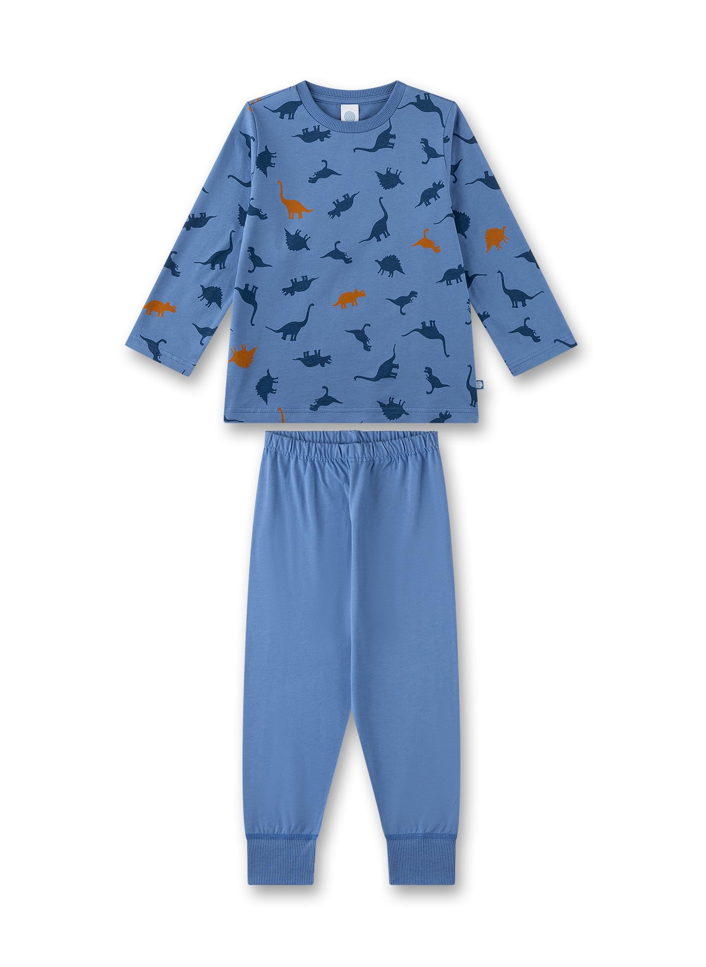 sanetta-jungen-schlafanzug-lang-blau-pyjamaset-aus-baumwolle image 1