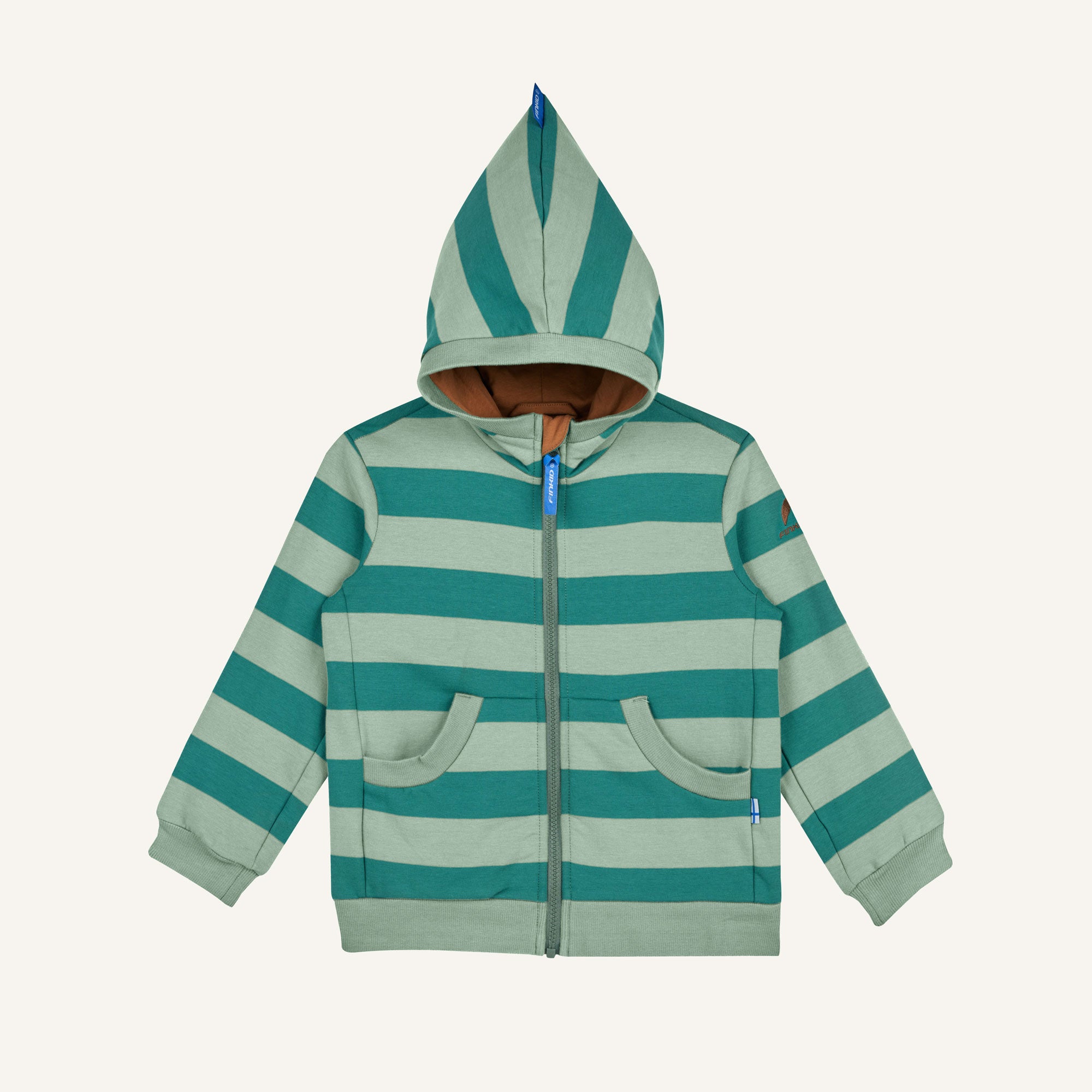 finkid-laiva-sweatjacke-zip-in-biobaumwolle-mit-k-ngurutaschen image 6
