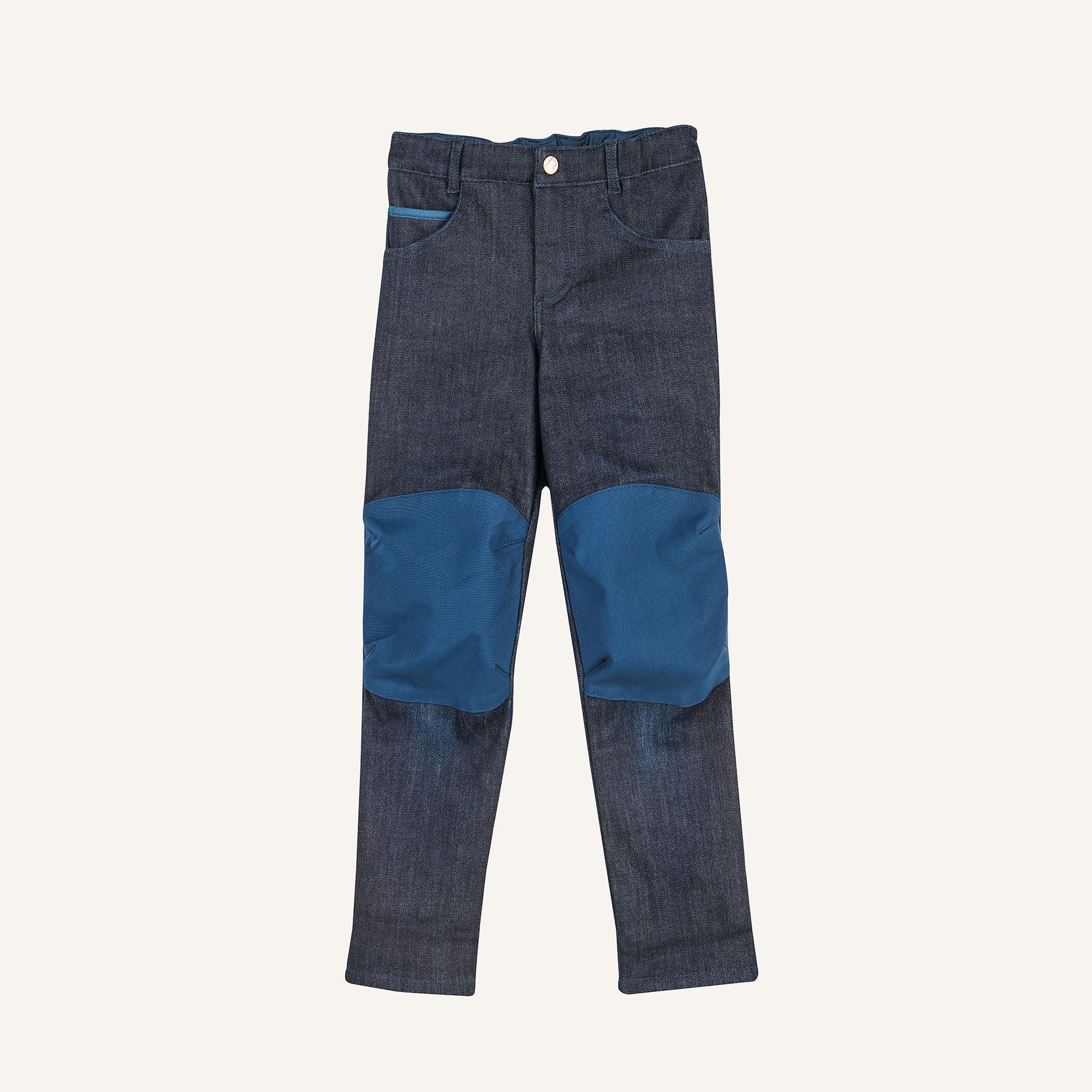 finkid-kuusi-thermo-denim-winter-jeans-f-r-kinder-mit-fleece-und-knieverst-rkung image 1