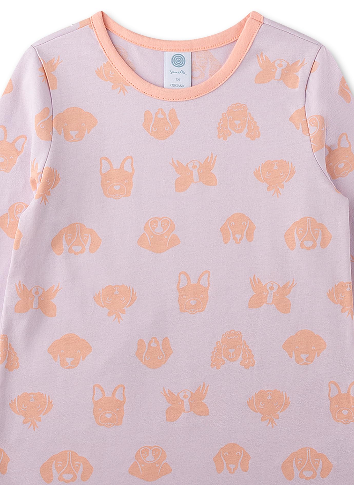 sanetta-m-dchen-schlafanzug-lang-lila-pyjamaset-aus-bio-baumwolle image 3