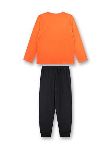 sanetta-jungen-schlafanzug-lang-orange-schlafanzug-aus-baumwoll-mix image 6