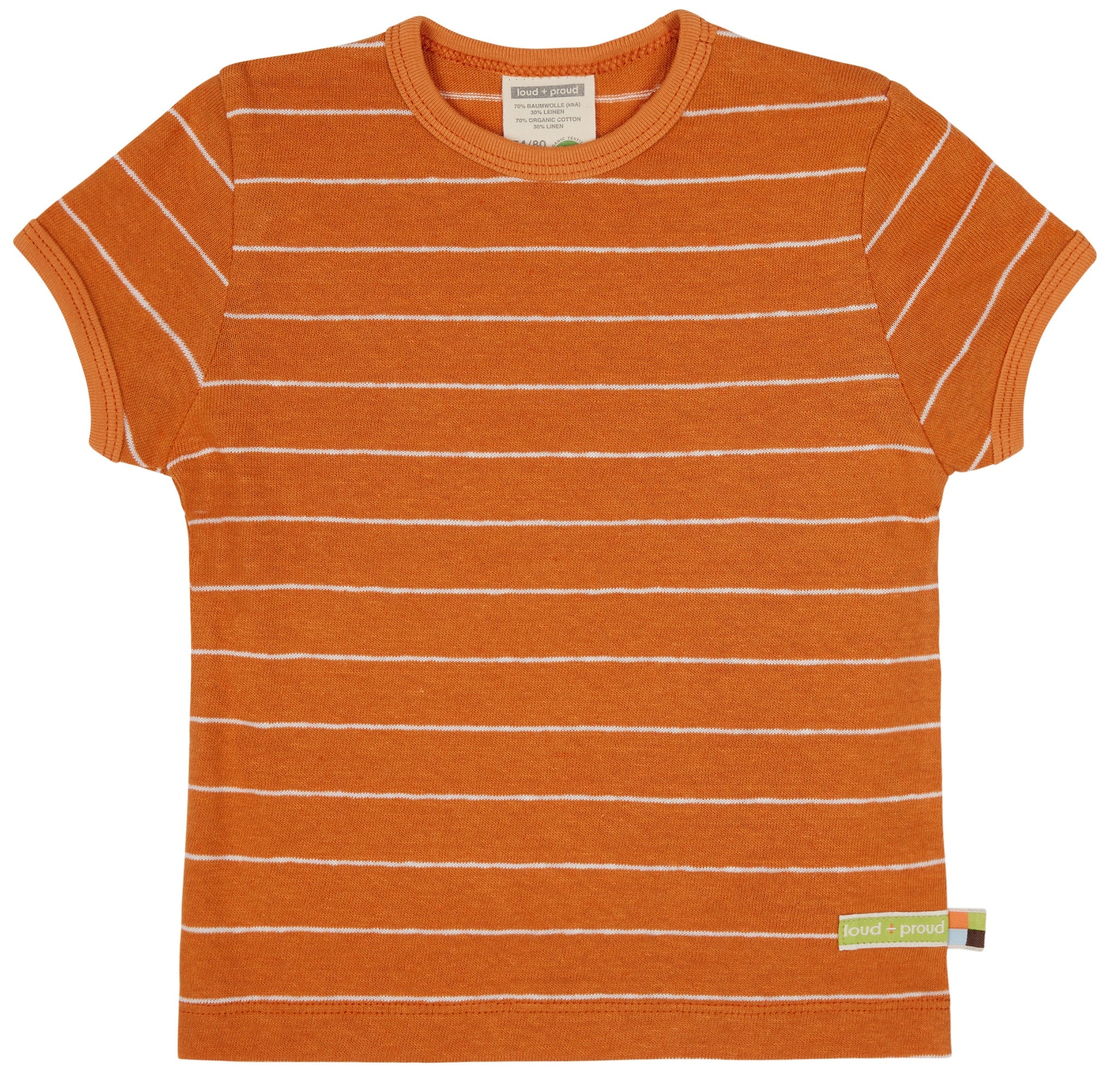 loud-proud-t-shirt-streifen-mit-leinen image 5