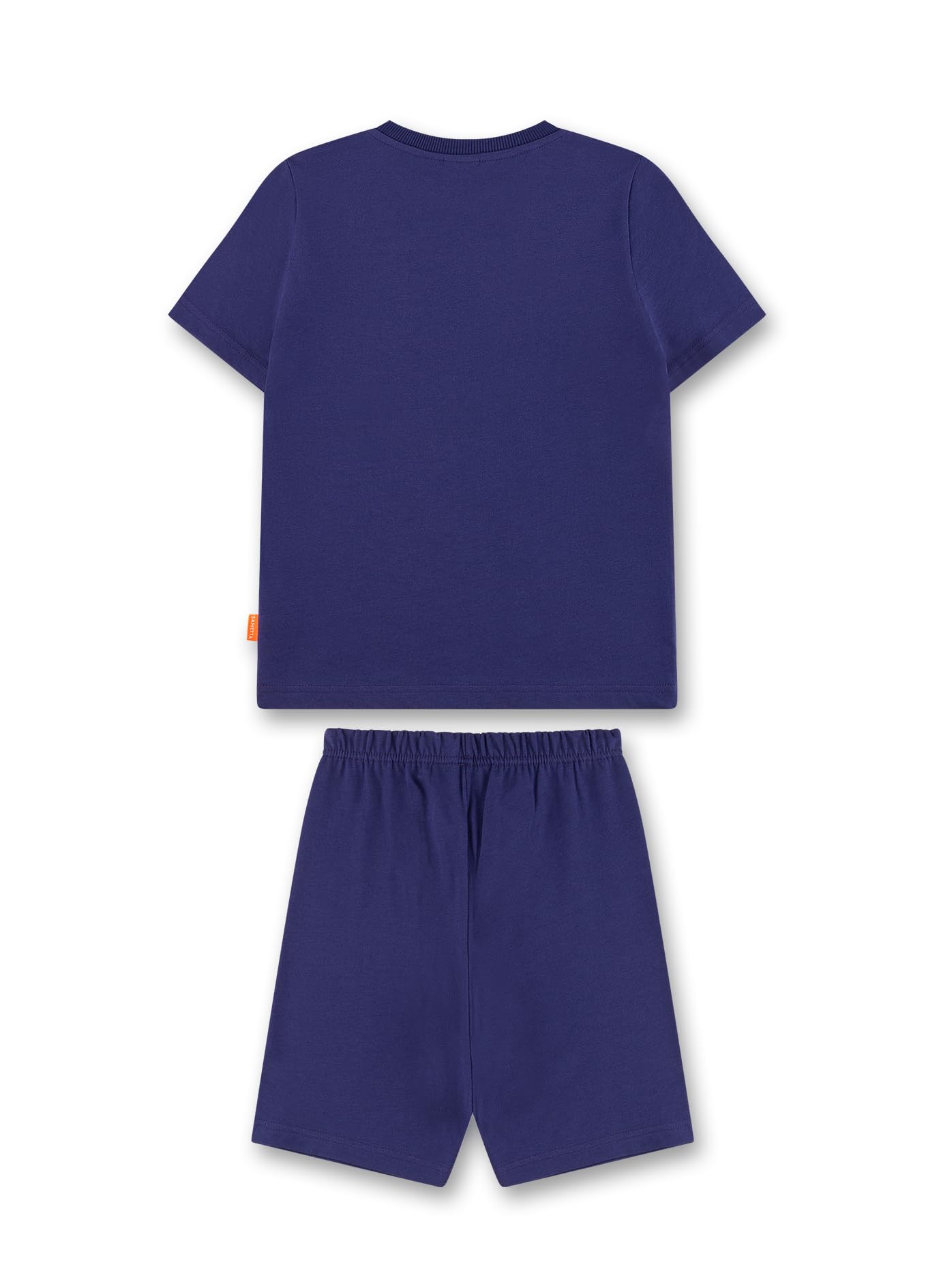 sanetta-jungen-schlafanzug-kurz-blau-angelfisch-baumwoll-pyjamaset image 2