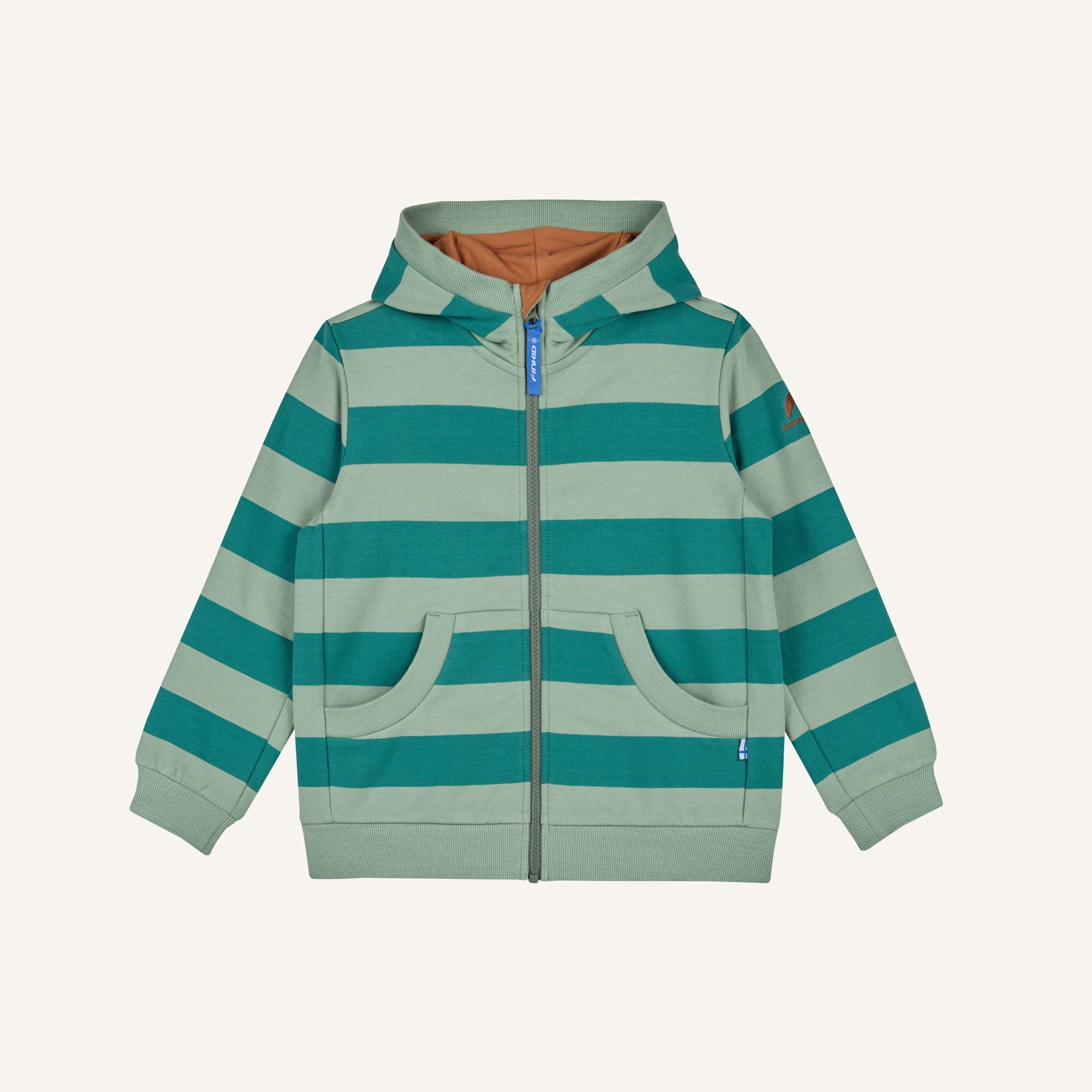 finkid-laiva-sweatjacke-zip-in-biobaumwolle-mit-k-ngurutaschen image 4
