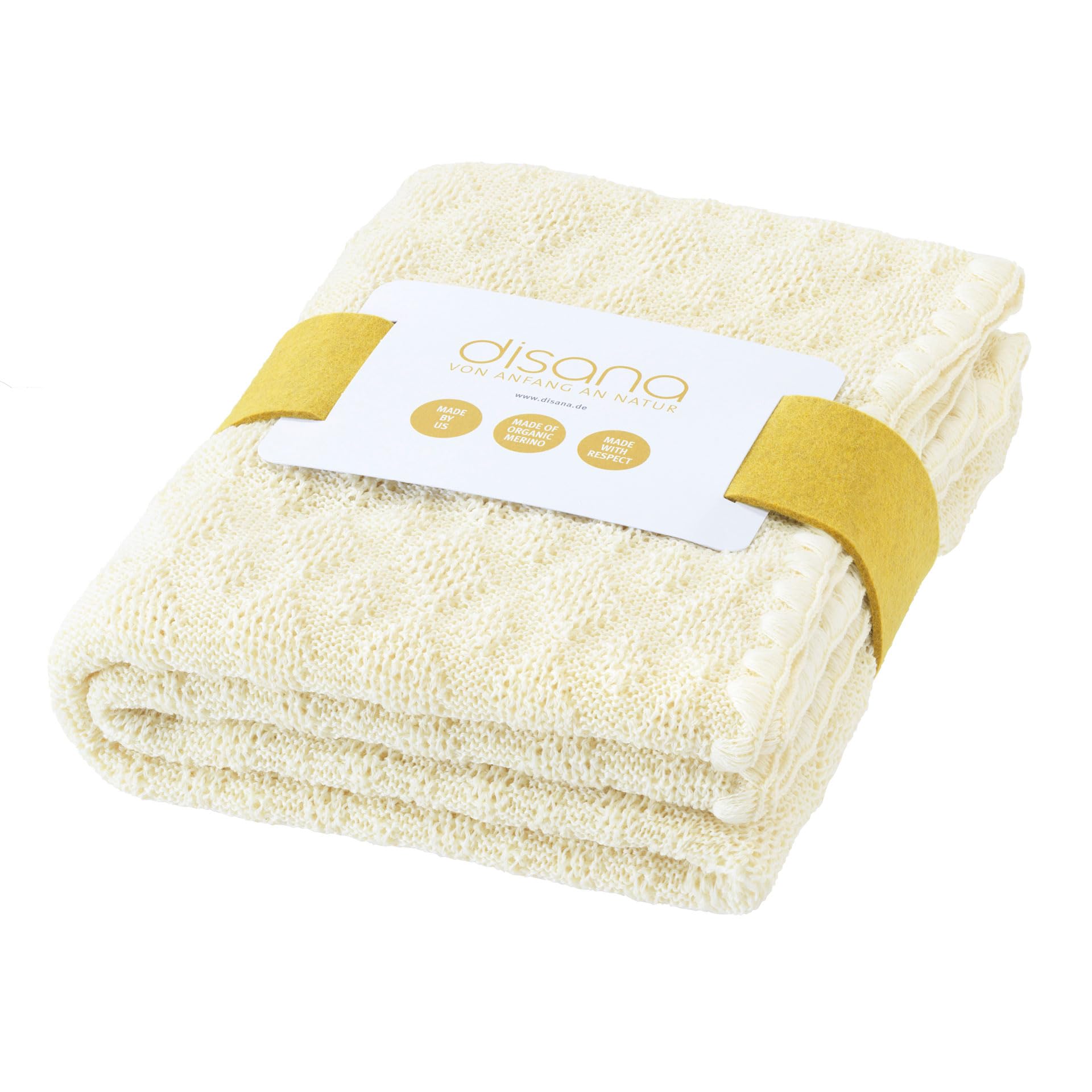 disana-woll-babydecke-100-bio-merinowolle-ajourmuster-natur image 1