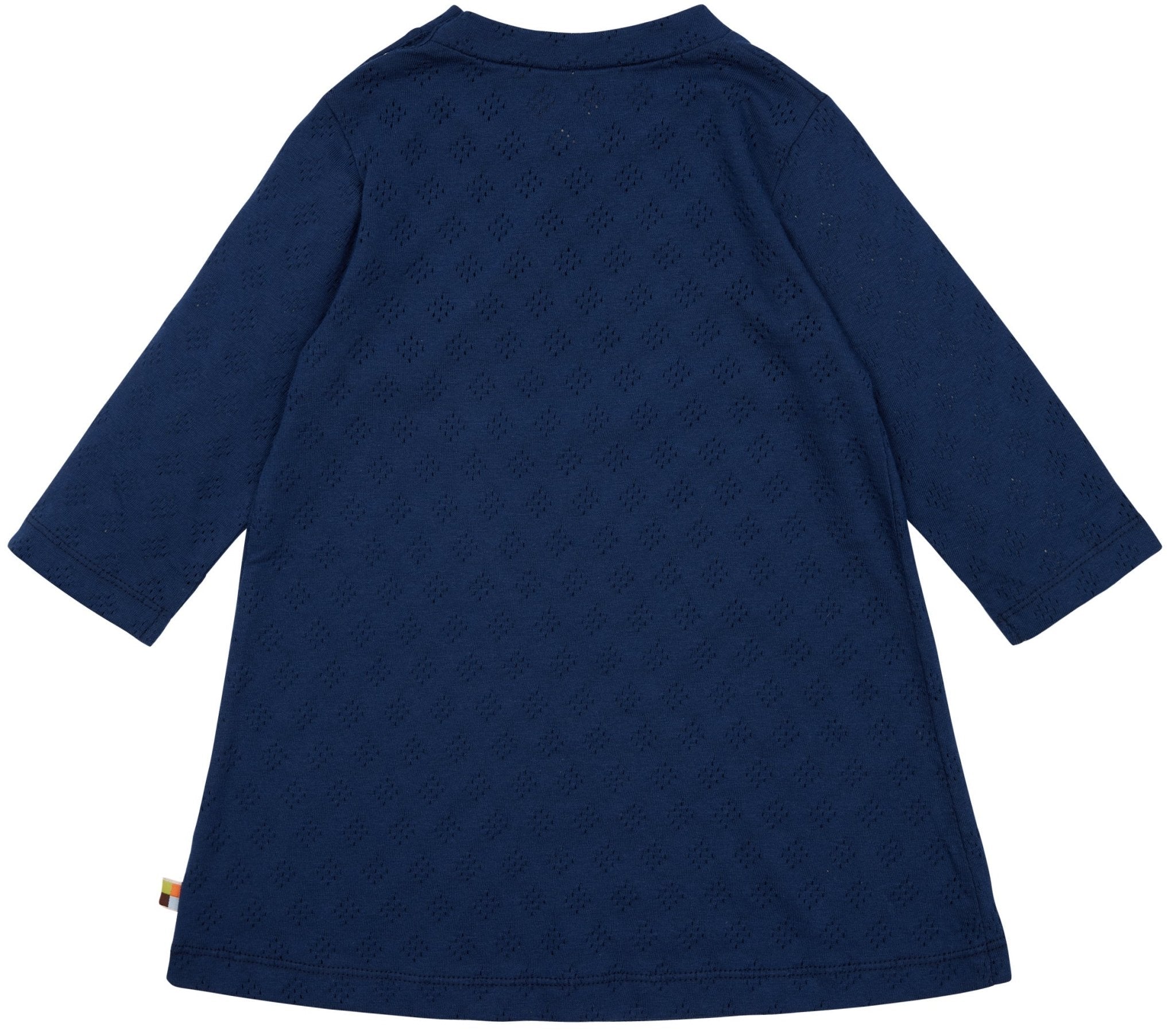 loud-proud-kleid-langarm-mit-lochmuster-aus-jacquard-strick image 8