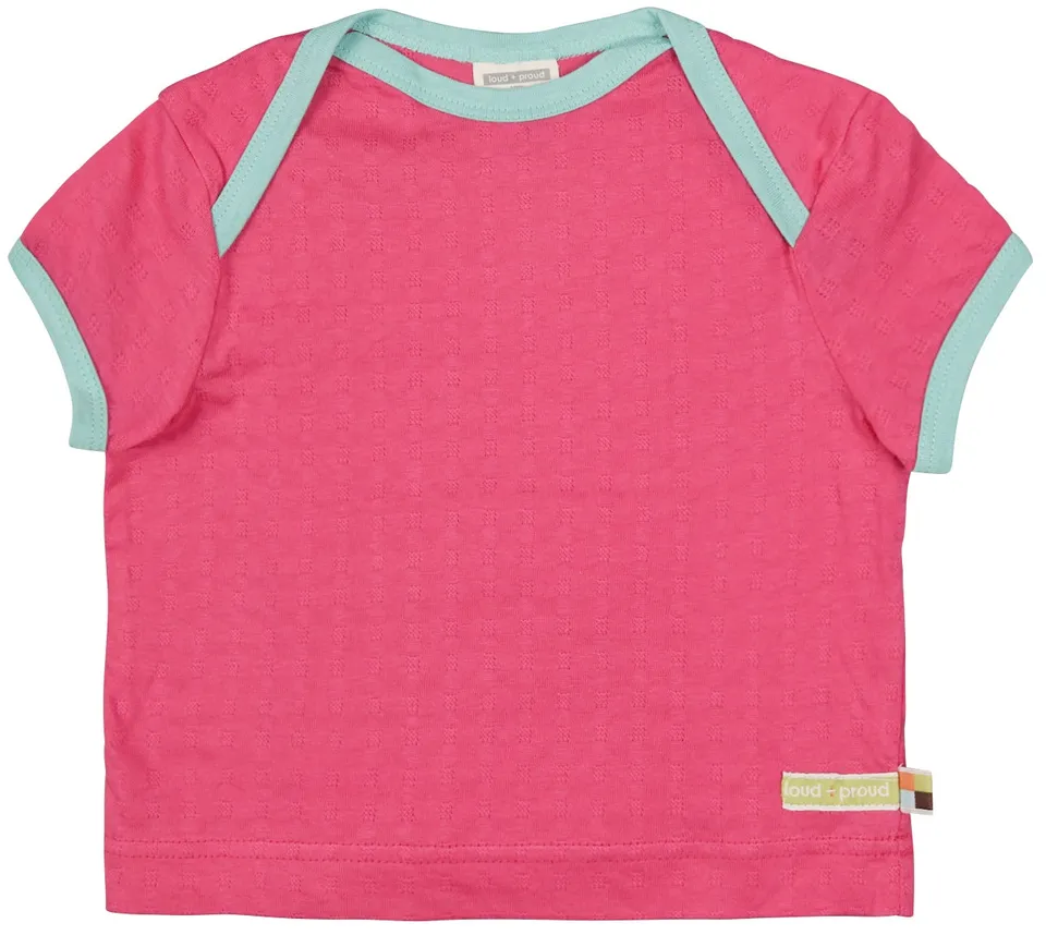 loud-proud-t-shirt-mit-jacquard-muster-single-jersey-shirt image 1