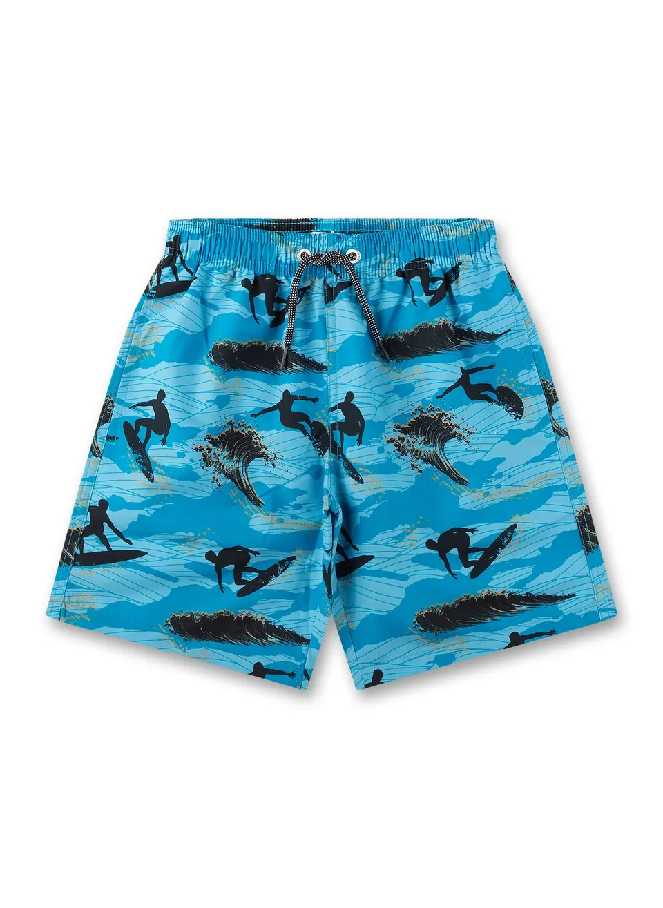 sanetta-jungen-badeshorts-blau-surfer-aus-recyceltem-polyester image 1