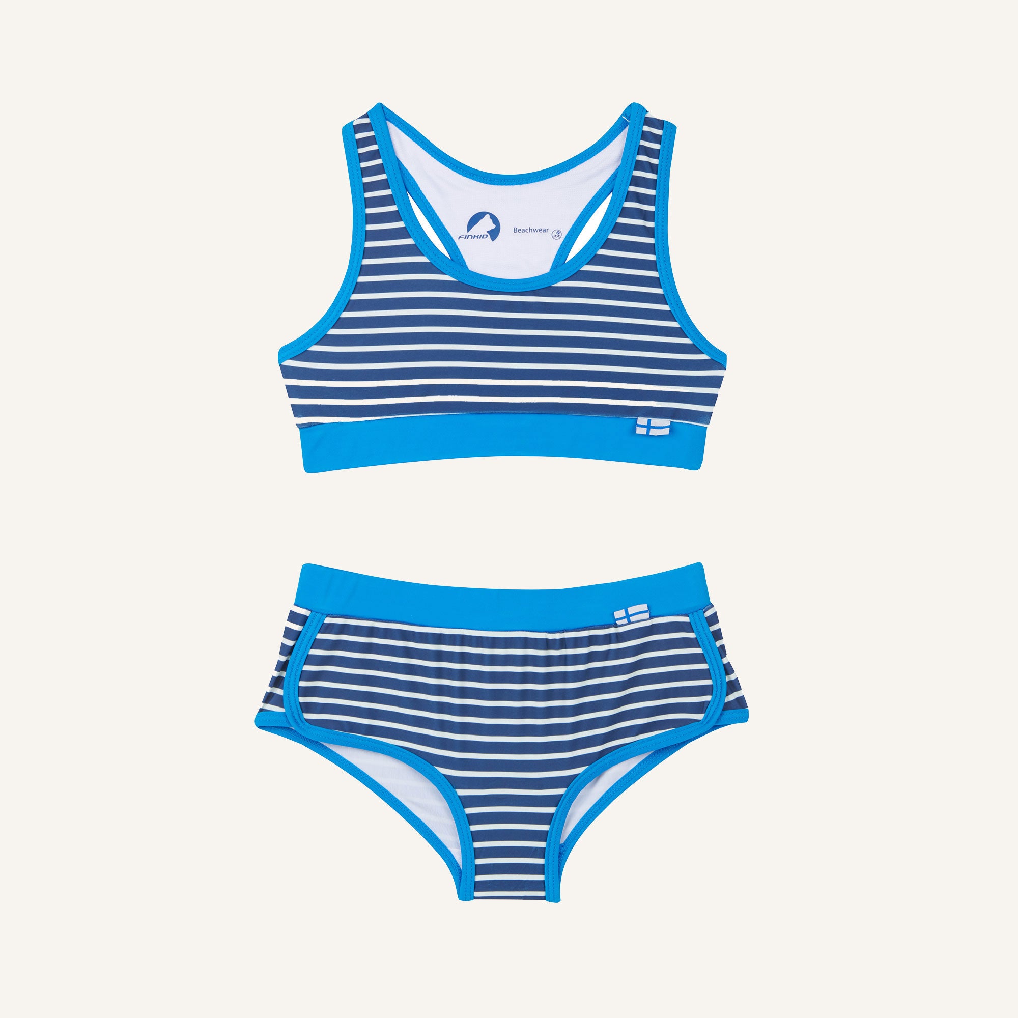 finkid-luoto-bikini-set-kinder-bademode-uv-schutz-50-ringelmuster image 3