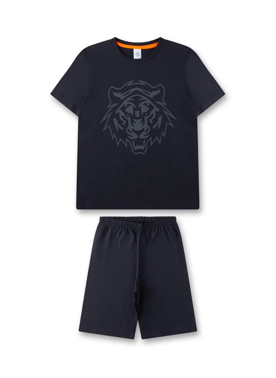 sanetta-jungen-schlafanzug-kurz-dunkelblau-pyjamaset-aus-baumwolle image 1