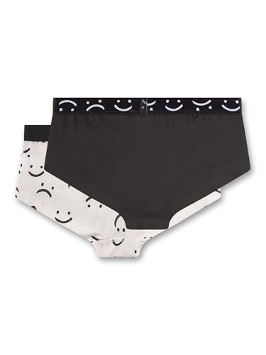 sanetta-m-dchen-hipster-doppelpack-schwarz-wei-gesichter-aus-baumwoll-mix image 5