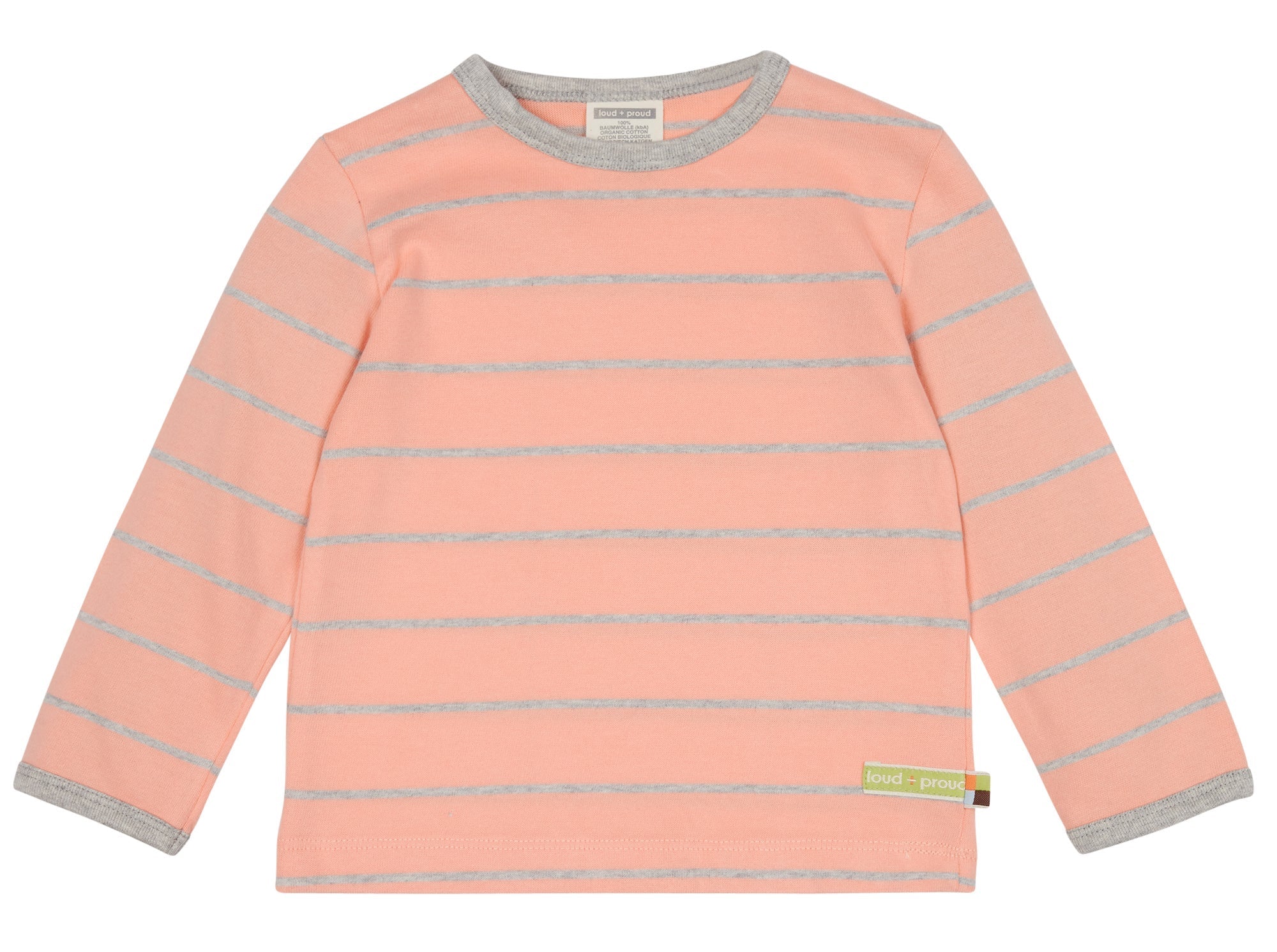 loud-proud-shirt-streifen-gestreiftes-kinder-jerseyshirt image 1