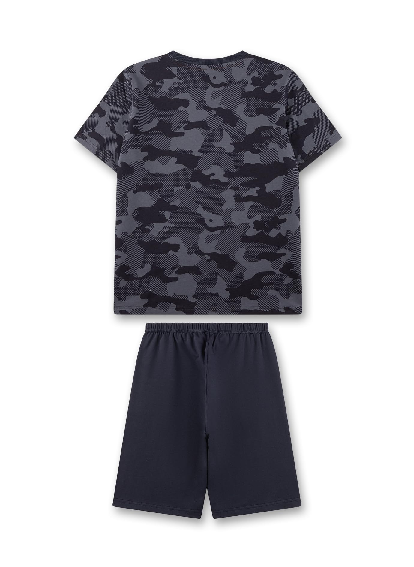 sanetta-jungen-schlafanzug-kurz-dunkelblau-pyjamaset-aus-baumwolle-2 image 2