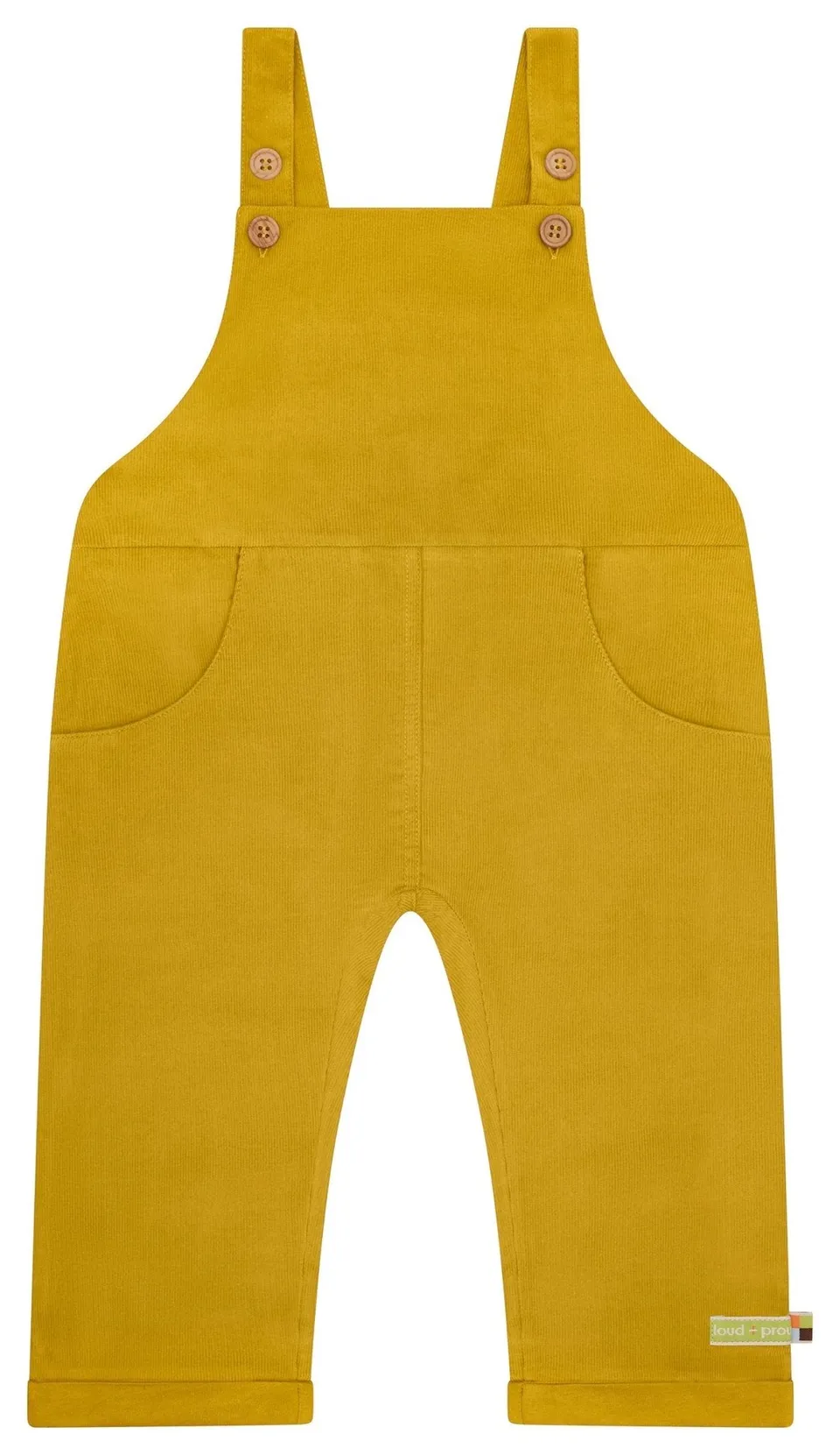 loud-proud-latzhose-aus-cord-baby-latzhose-gef-ttert image 1