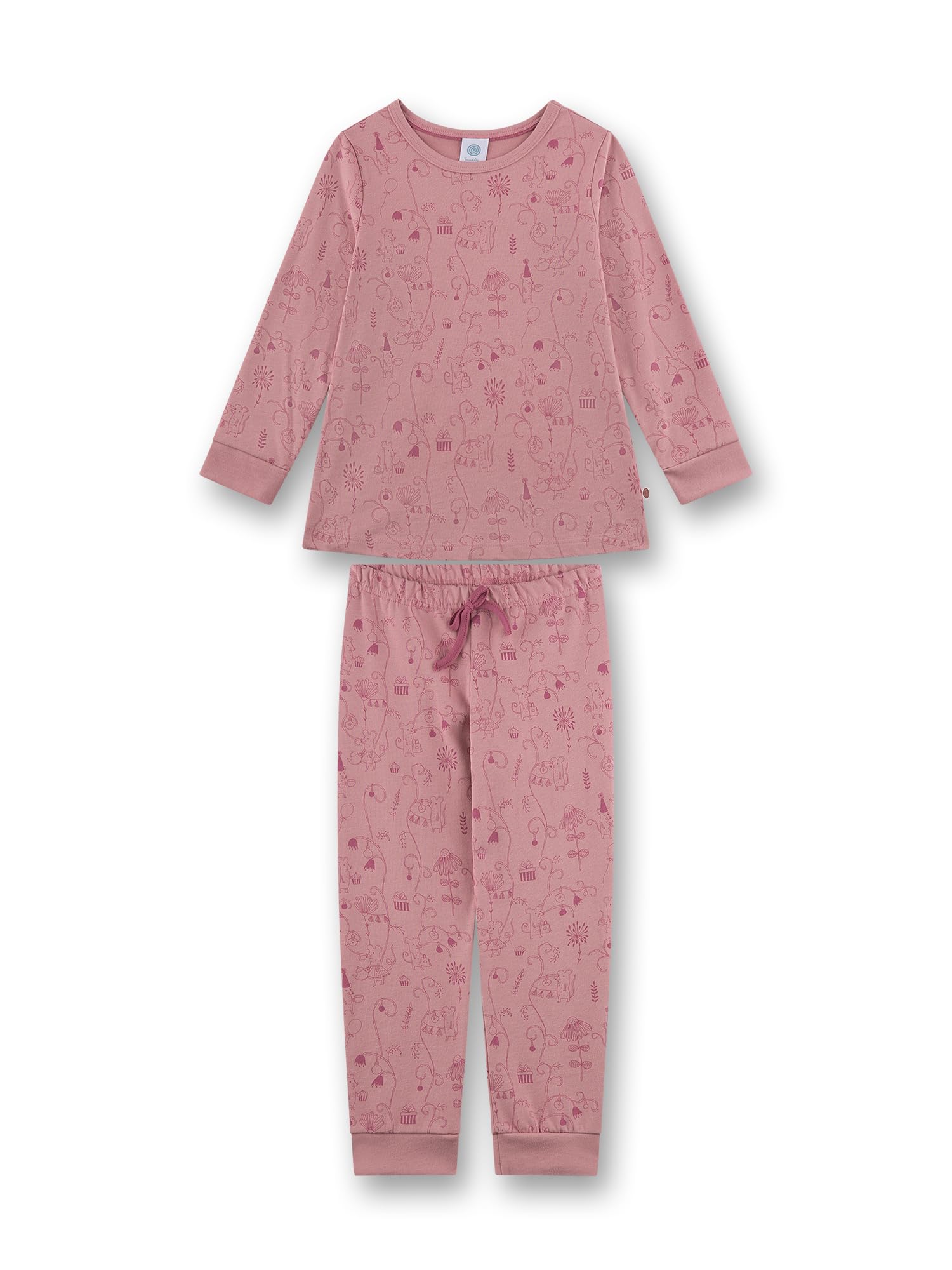 sanetta-m-dchen-schlafanzug-lang-rosa-maus-bio-baumwolle image 4