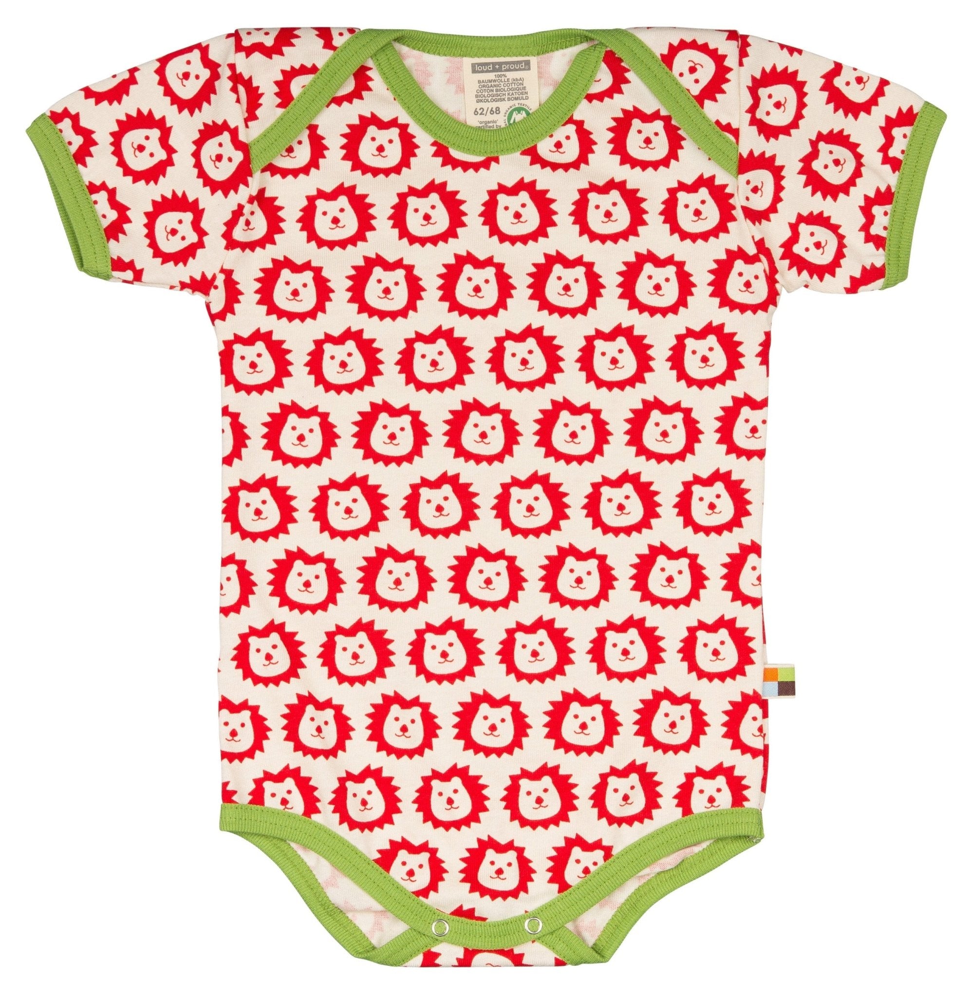 loud-proud-body-kurzarm-kurzarm-baby-body-mit-allover-druck image 3