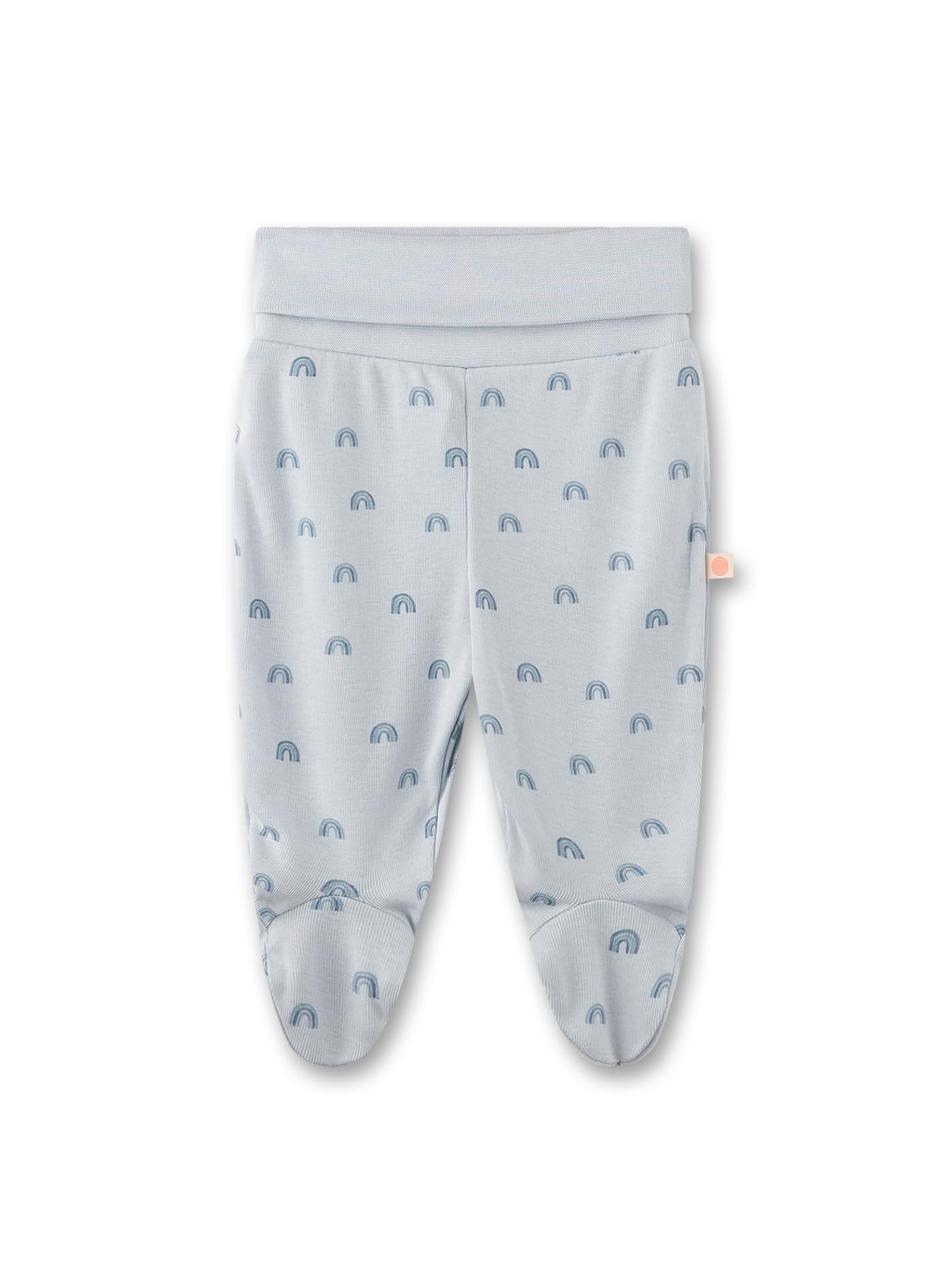 sanetta-newborn-hose-mit-fu-beige-regenbogen-pyjamahose-aus-bio-baumwolle-unisex image 4