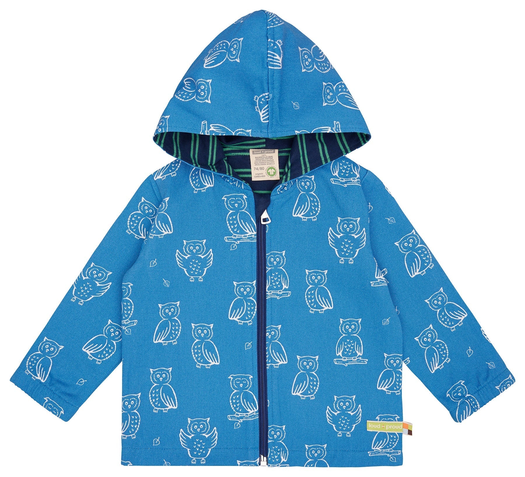 loud-proud-wasserabweisende-jacke-mit-druck-outdoor-baumwolljacke image 1