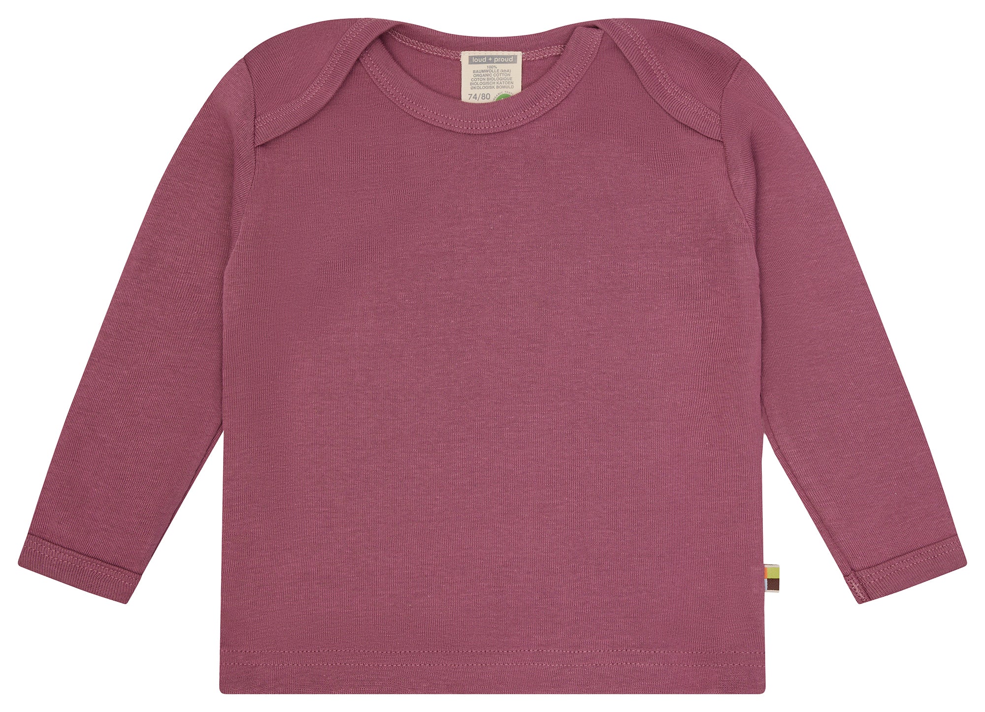 loud-proud-shirt-langarm-uni-feinripp-bio-baumwolle image 4