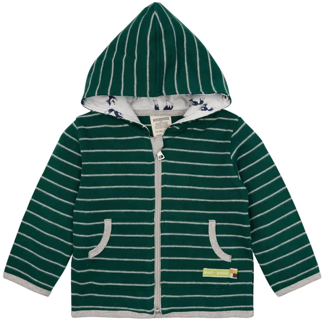 loud-proud-jacke-interlock-gestreift-geringelte-kapuzenjacke-mit-k-ngurutasche image 1