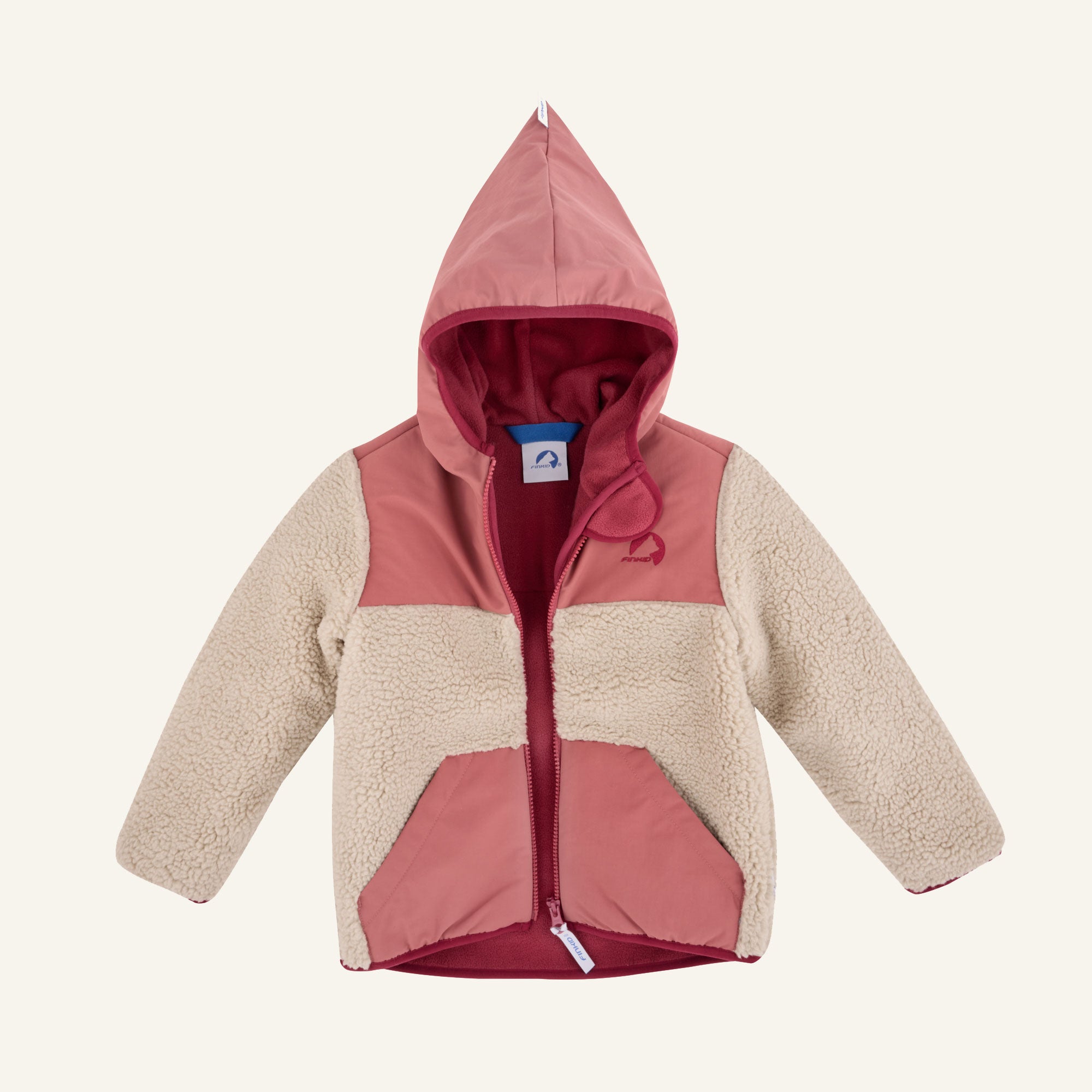 finkid-kisko-teddy-teddyfleece-jacke-kinder image 5