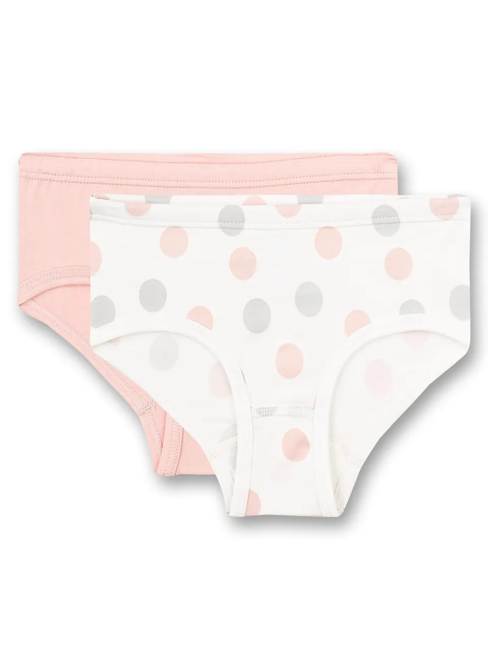 sanetta-m-dchen-h-ftslip-doppelpack-rosa-wei-dots-allover-baumwolle-2er-set image 1