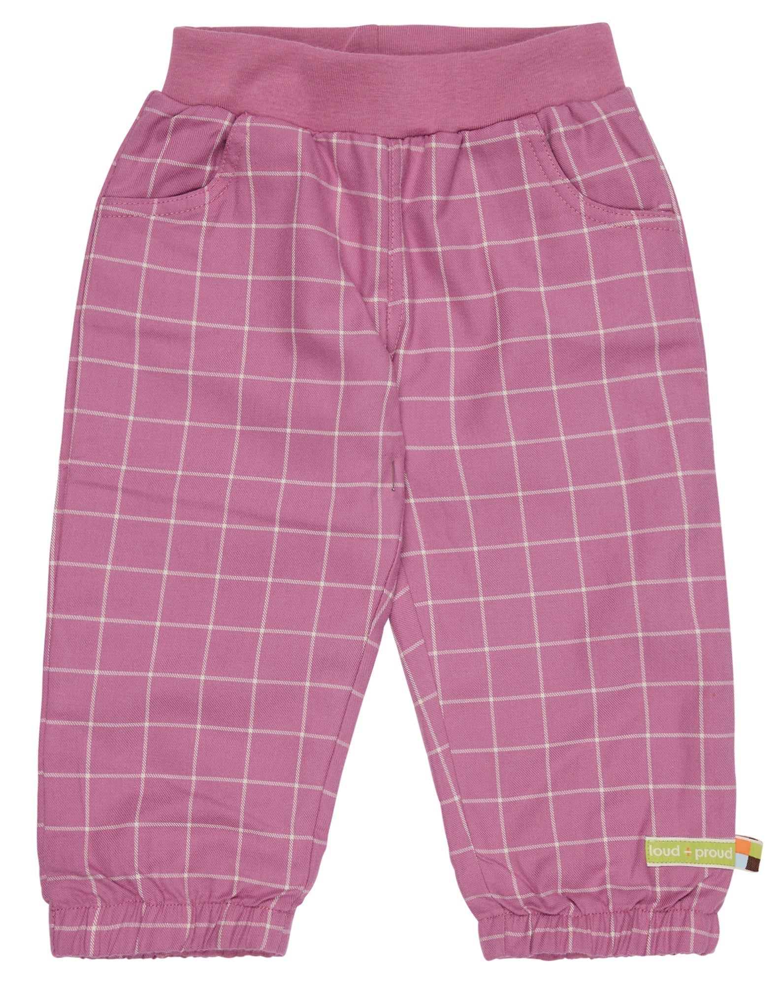loud-proud-karo-hose-karierte-popeline-hose-mit-jerseyfutter image 3