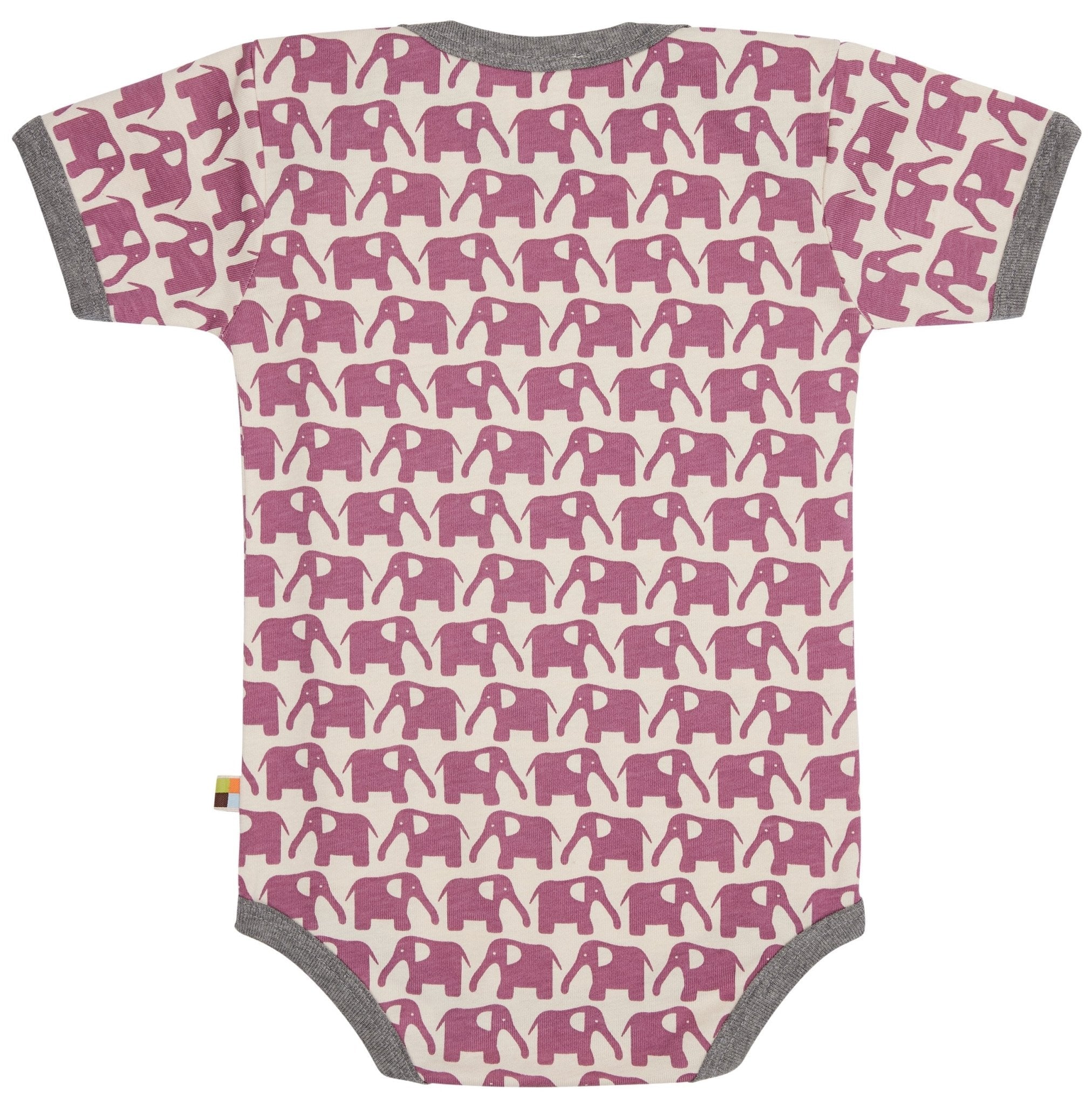 loud-proud-body-kurzarm-elefanten-bio-baumwoll-body-mit-elefanten-druck image 2