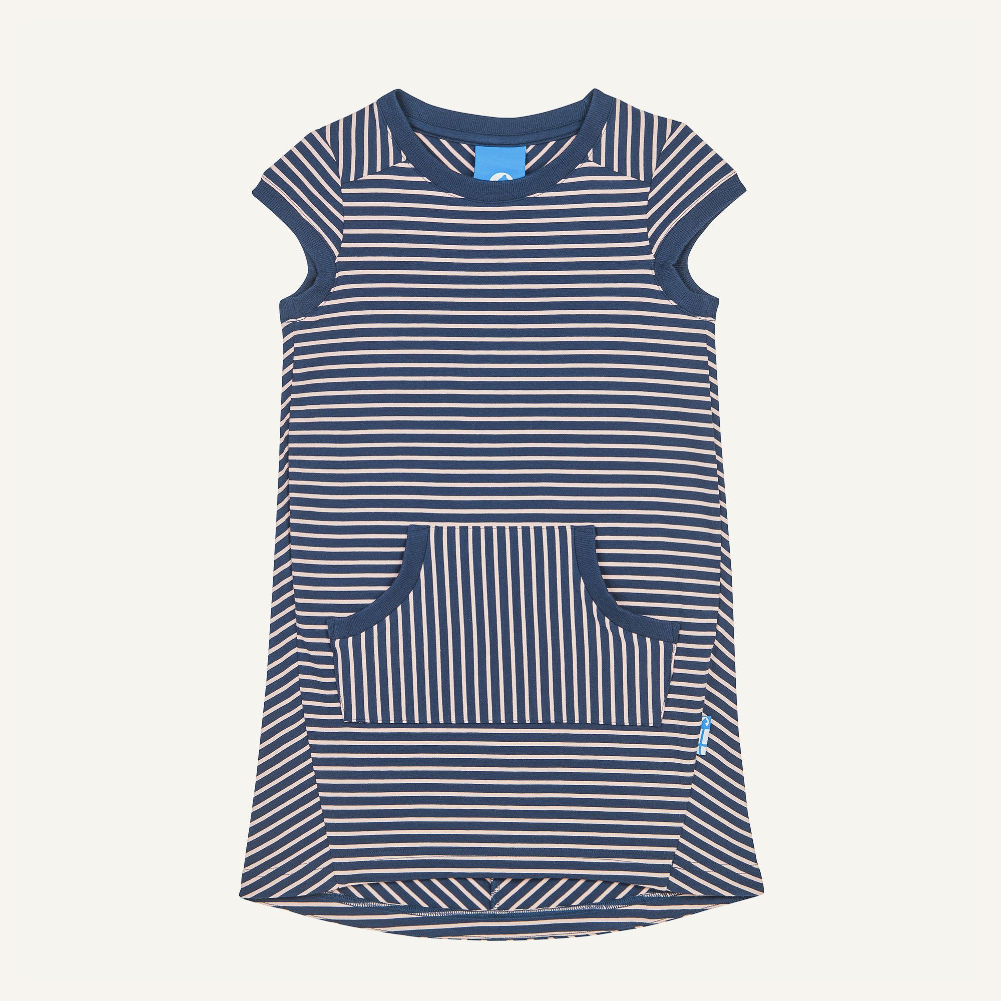 finkid-keidas-kinder-kurzarmkleid-biobaumwolle-streifen image 1