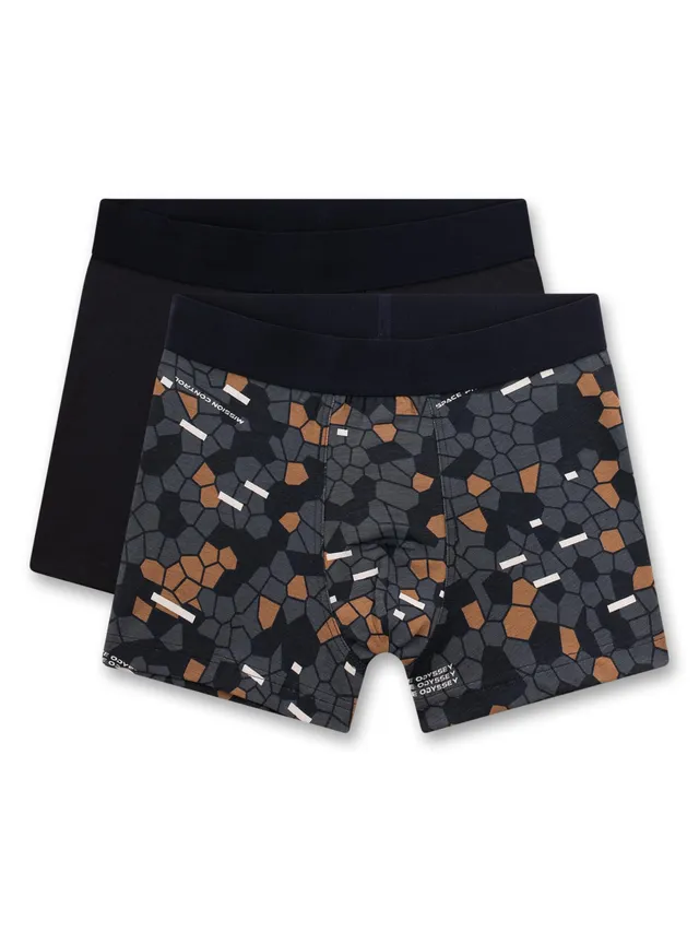 sanetta-jungen-hipshorts-doppelpack-dunkelblau-weltraum-unterhose-aus-baumwoll-m image 1