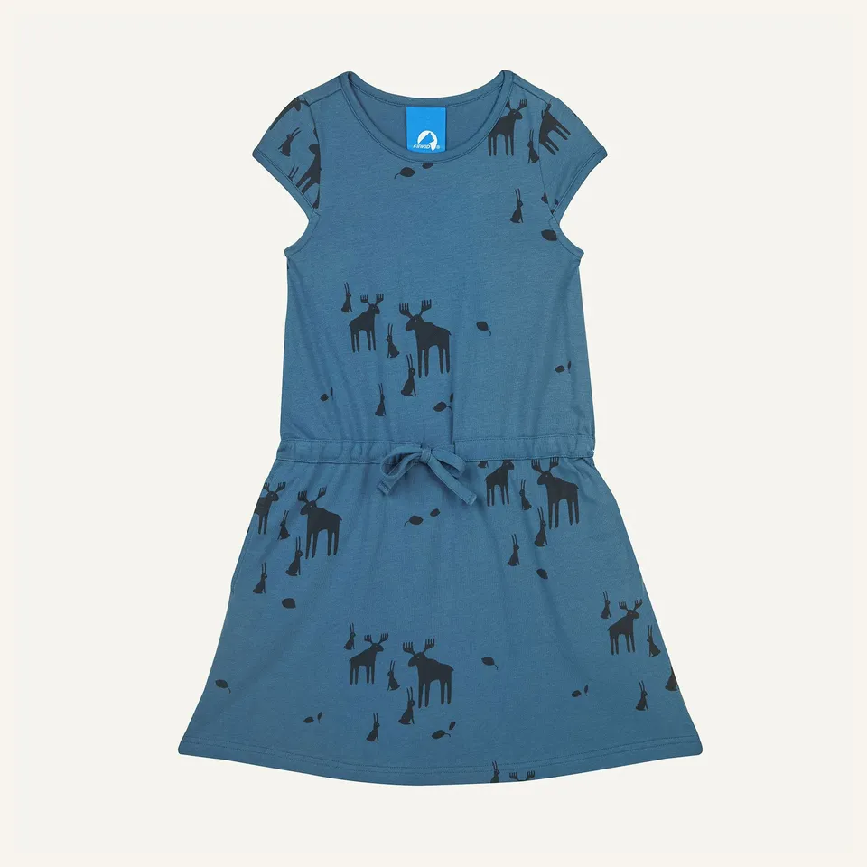 finkid-kirkas-jersey-kleid-kurz-mit-tier-print image 1