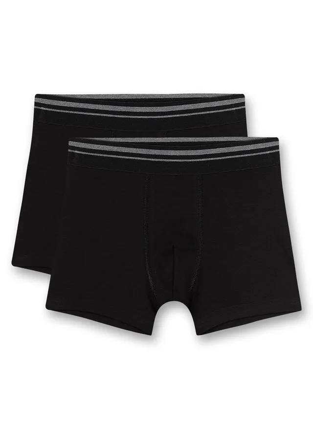 sanetta-jungen-hipshorts-schwarz-2er-set-aus-baumwolle image 1